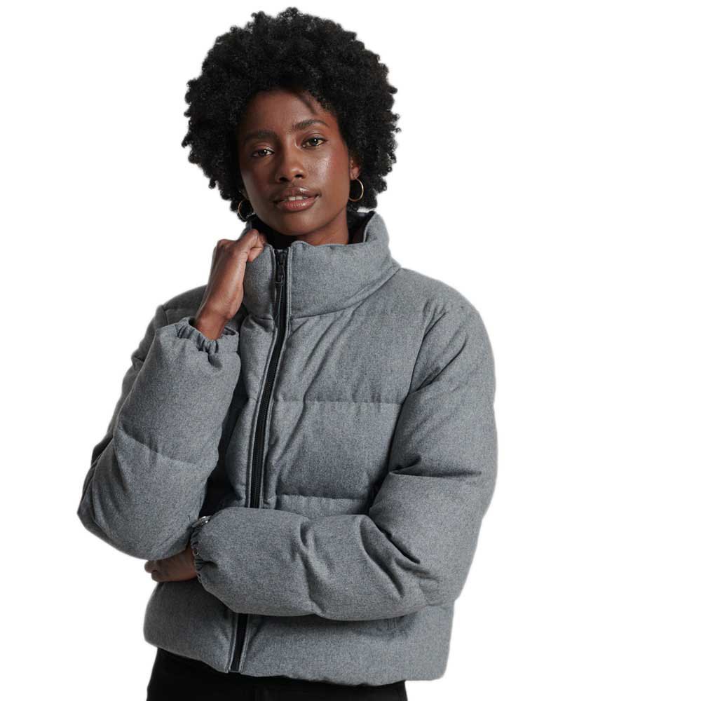 Superdry Studios Alpine Down Jacke XL Grey Wool günstig online kaufen