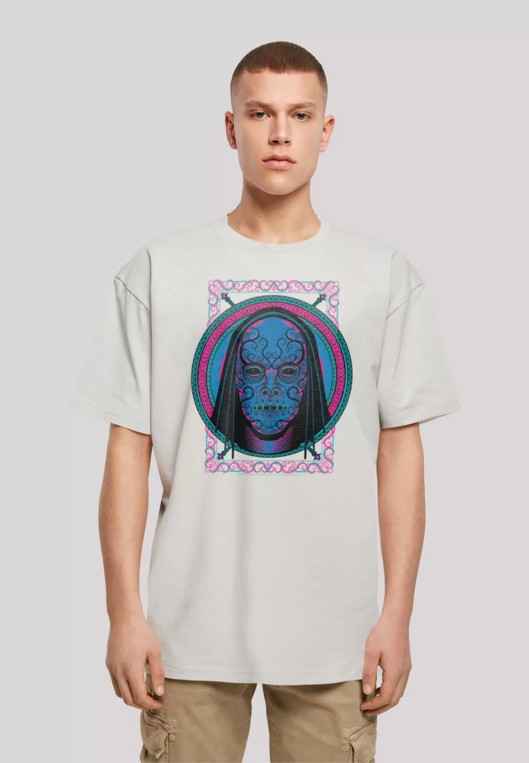 F4NT4STIC T-Shirt "Harry Potter Neon Death Eater Mask", Print günstig online kaufen