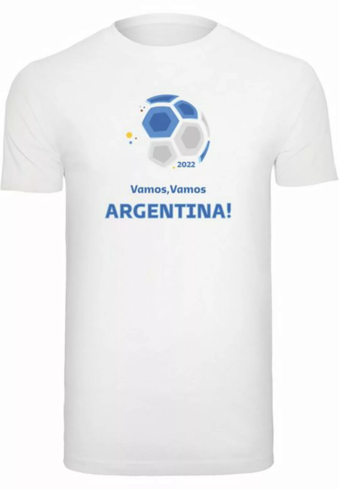 Merchcode T-Shirt Merchcode Herren Vamos,Vamos Argentina T-Shirt Round Neck günstig online kaufen