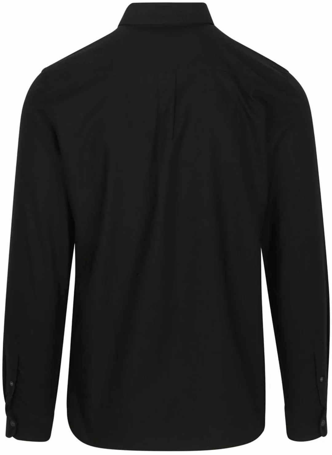 Lyle & Scott Shirt Plain Oxford schwarz - Größe L günstig online kaufen