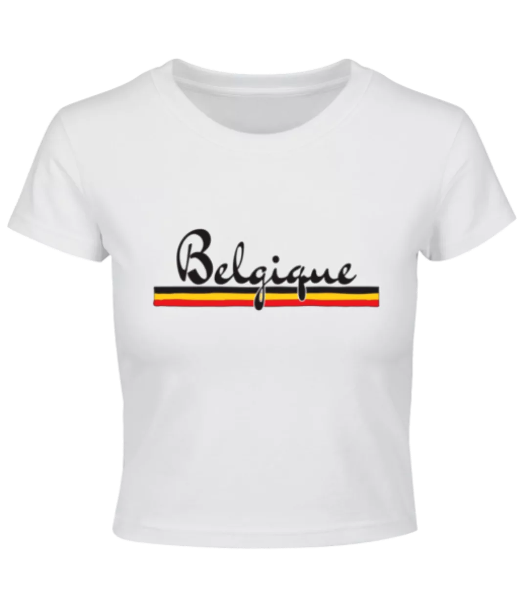 Fußball Belgien · Crop T-Shirt günstig online kaufen