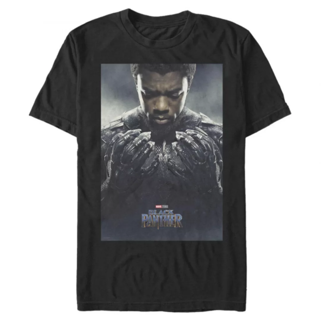 Marvel - Black Panther - T'Challa Tchalla Poster - Männer T-Shirt günstig online kaufen