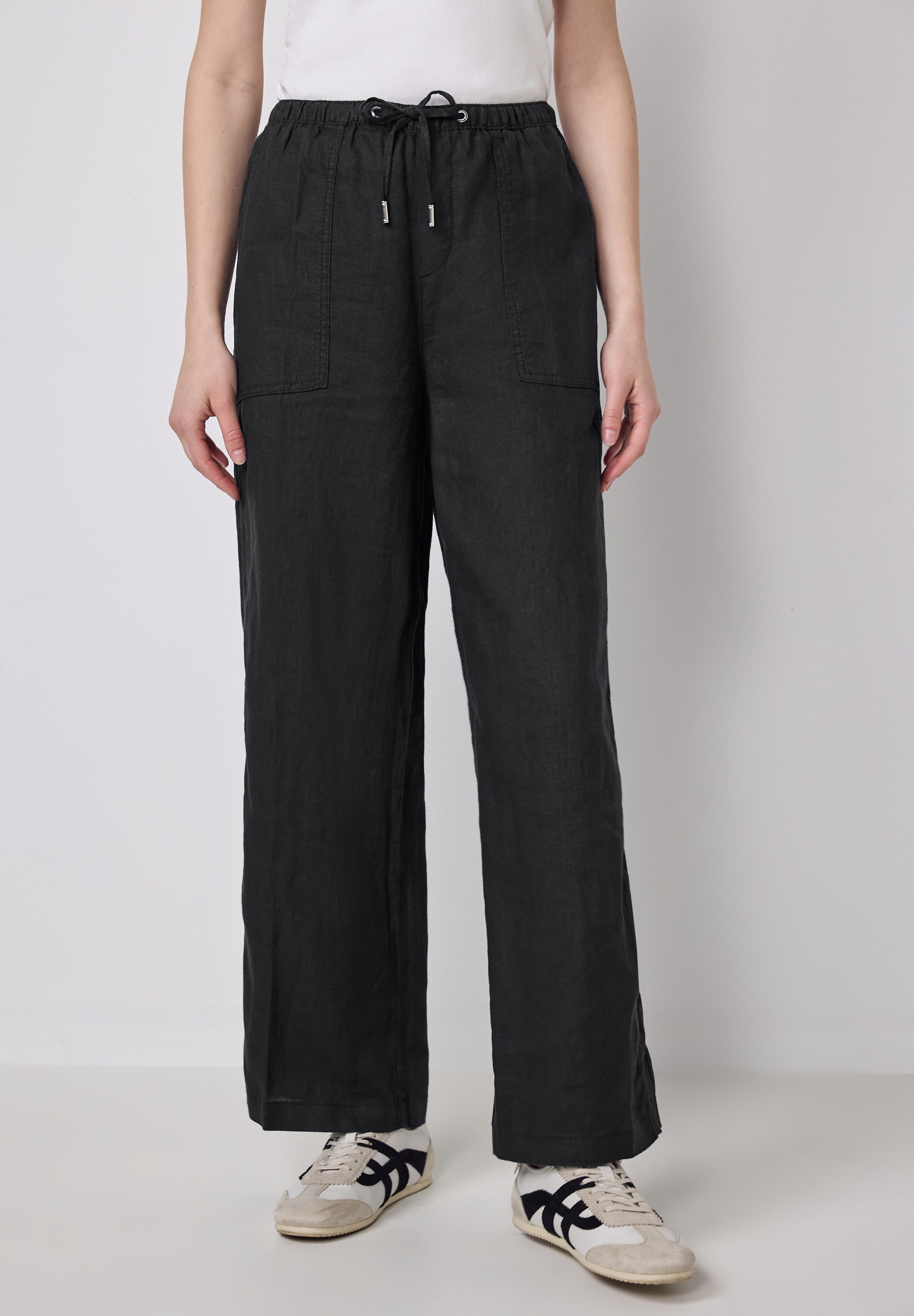 STREET ONE STUDIO Stoffhose, Elastikbund mit Tunnelzug günstig online kaufen