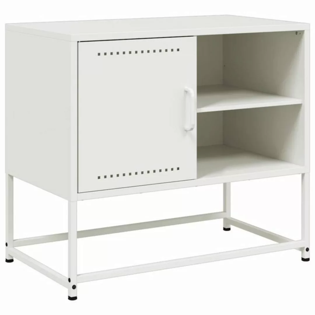 vidaXL TV-Schrank TV-Schrank Weiß 68x39x60,5 cm Stahl (1-St) günstig online kaufen