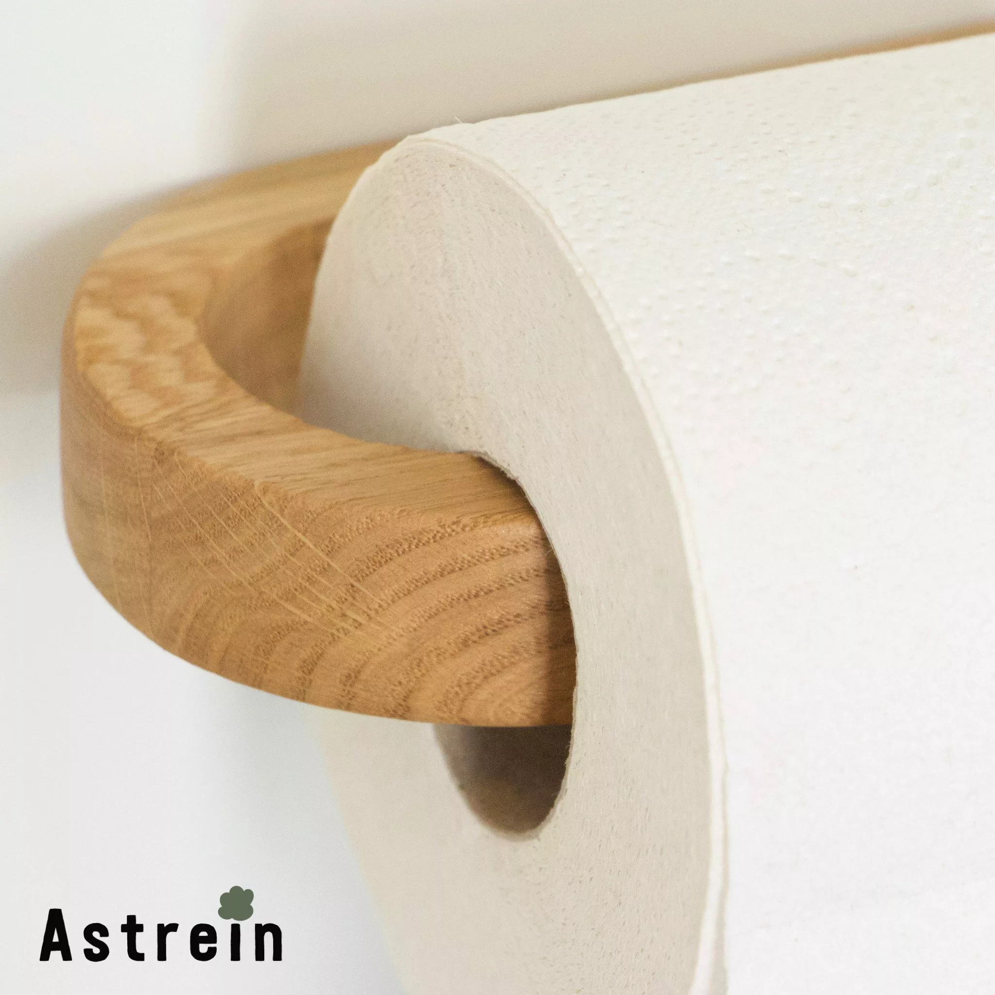 Astrein Toilettenpapierhalter Toilettenpapierhalter Holz ohne Bohren, günstig online kaufen