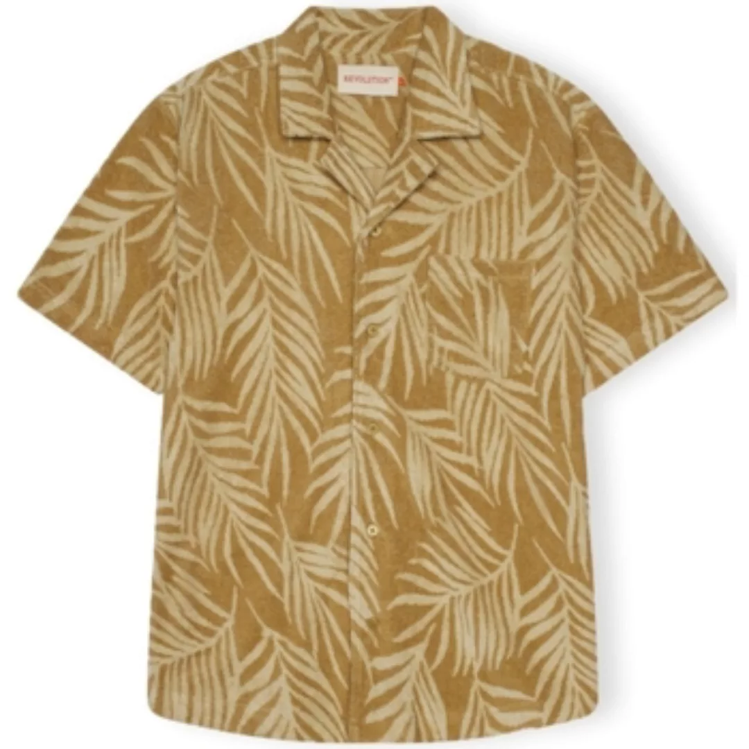 Revolution  Hemdbluse Terry Cuban 3101 Shirt - Khaki günstig online kaufen