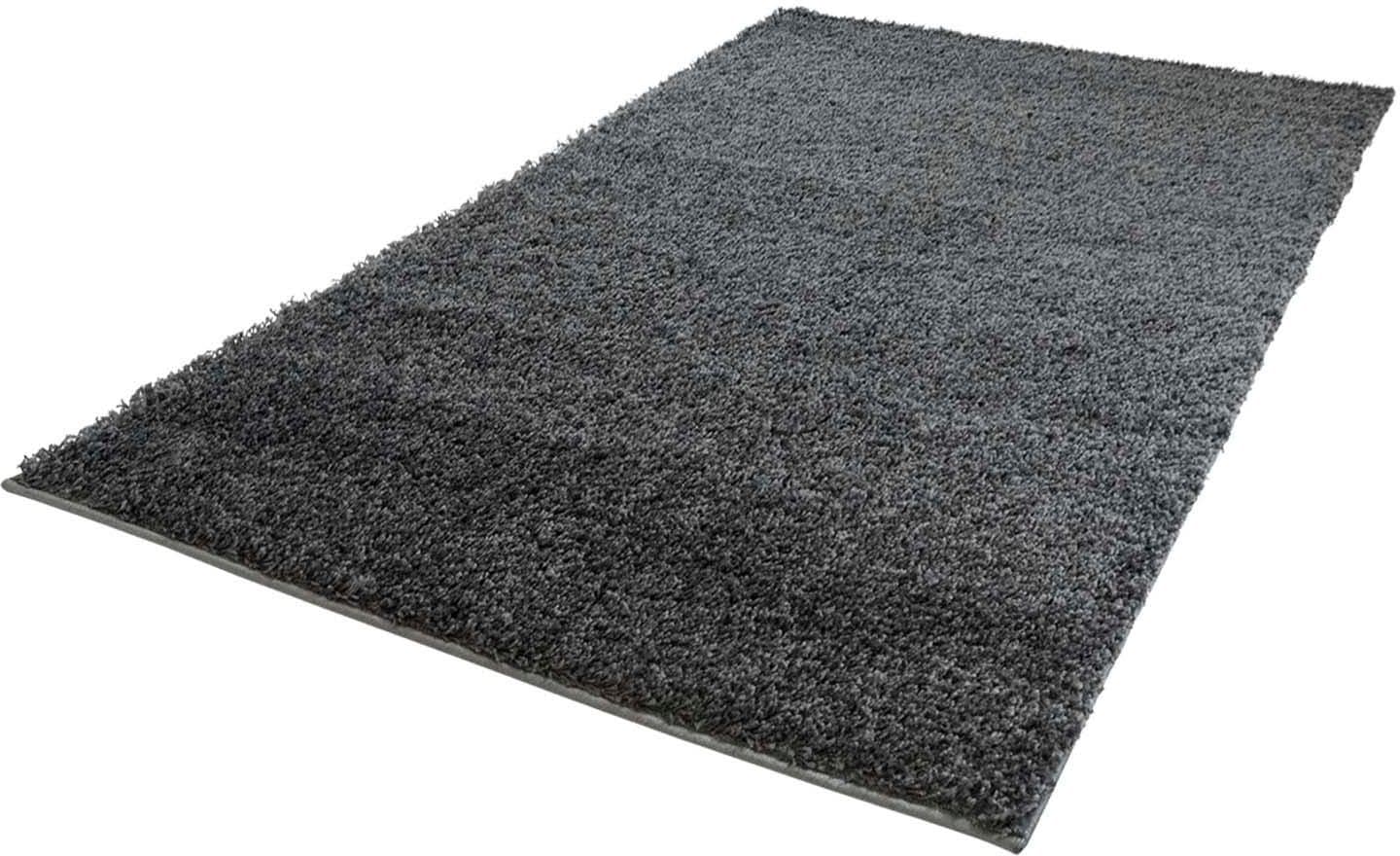 Carpet City Hochflor-Teppich »Shaggi uni 500«, rechteckig, 30 mm Höhe, Shag günstig online kaufen