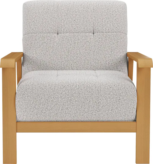 sit&more Sessel »Billund«, Armlehnen aus eichefarbigem Buchenholz, verschie günstig online kaufen