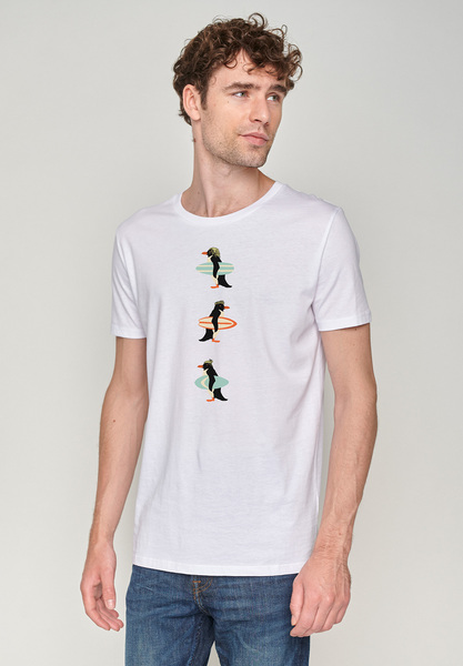 Nature Penguins Surf Guide - T-shirt Für Herren günstig online kaufen