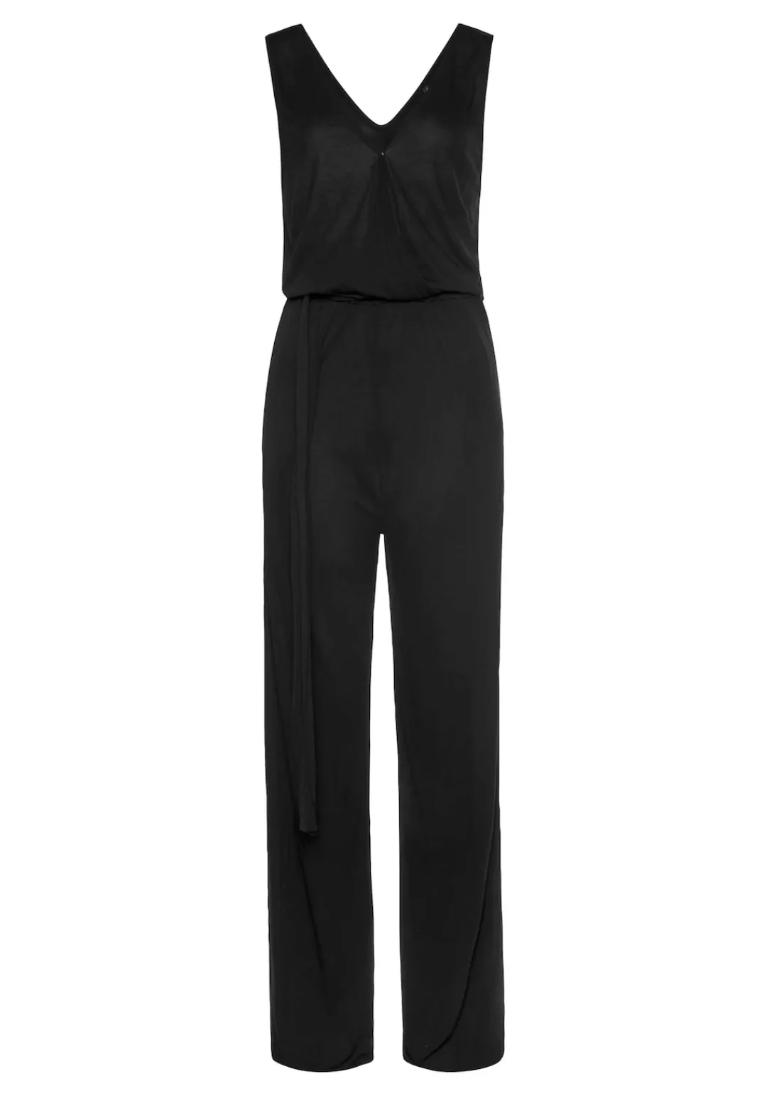 Buffalo Overall, (mit Bindegürtel), und weitem Bein, casual Jumpsuit mit Ta günstig online kaufen