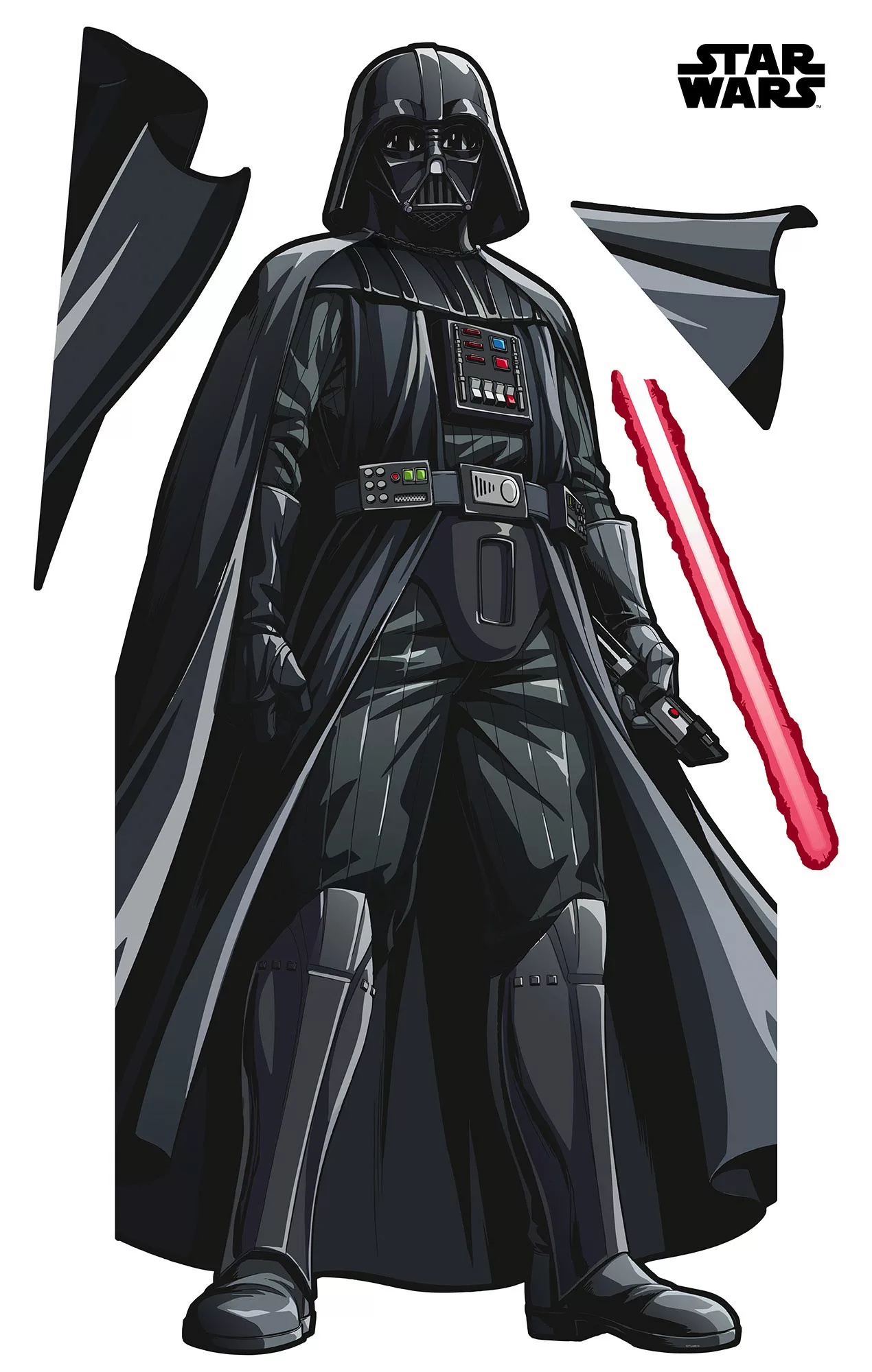 Disney Wandtattoo Star Wars Darth Vader Xxl Schwarz 127 x 200 cm 612422 günstig online kaufen