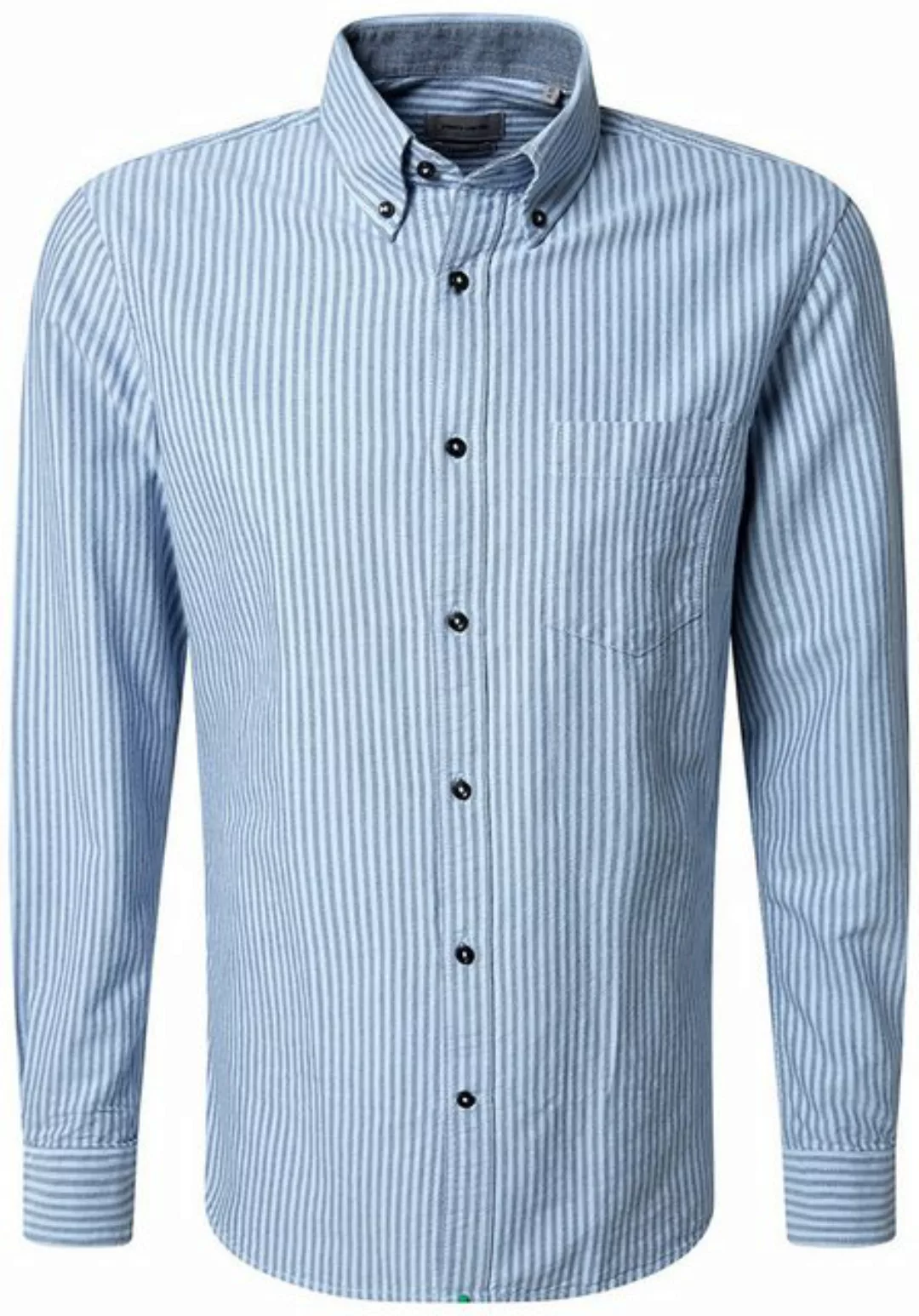 Pierre Cardin Streifenhemd mit Button-Down-Kragen - Modern Fit günstig online kaufen