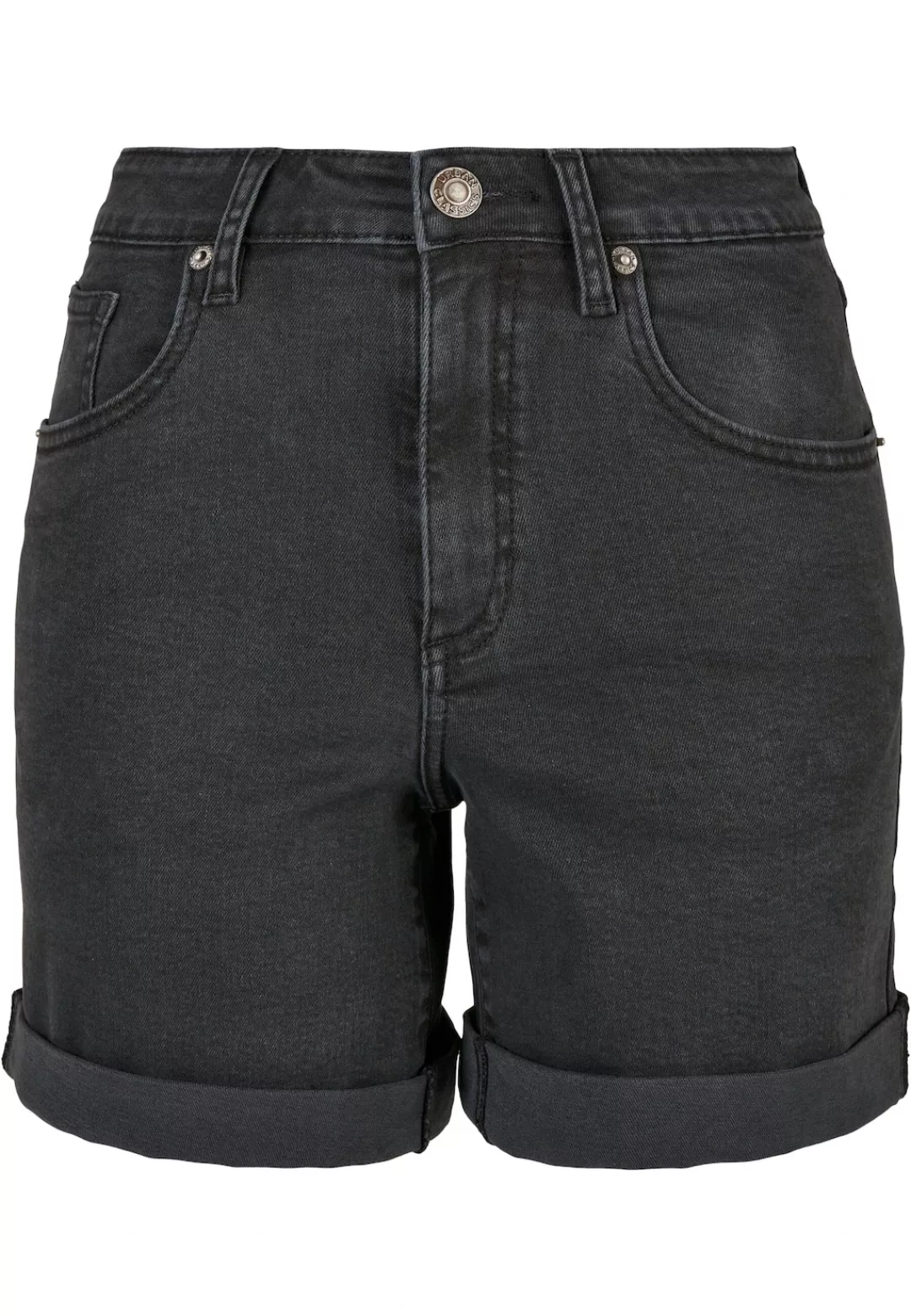 URBAN CLASSICS Shorts Ladies Organic Stretch Denim 5 Pocket Shorts Jeans-Sh günstig online kaufen