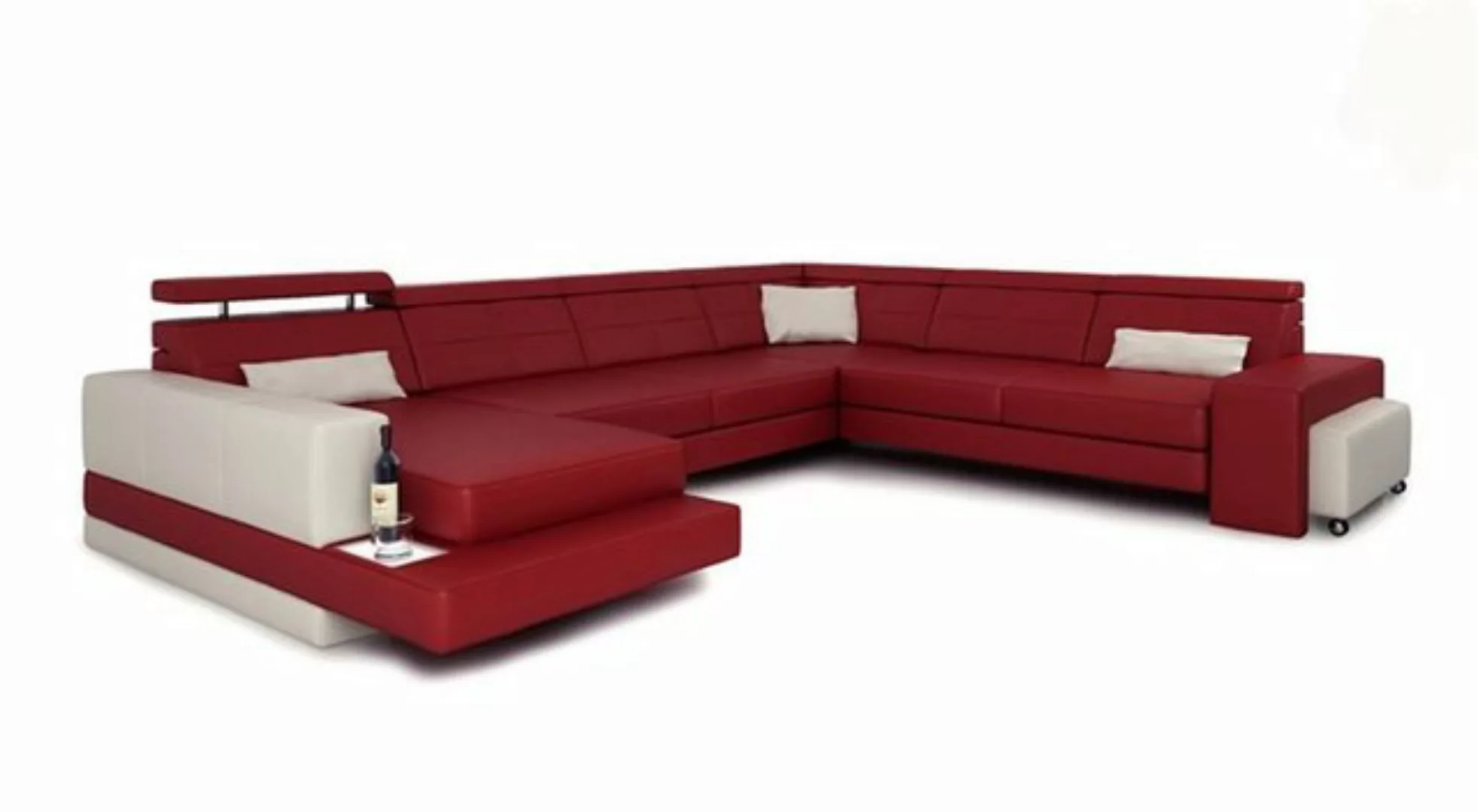 JVmoebel Ecksofa, Design Couch Luxus Couchen Leder Sofa Sitz Eck Garnitur P günstig online kaufen