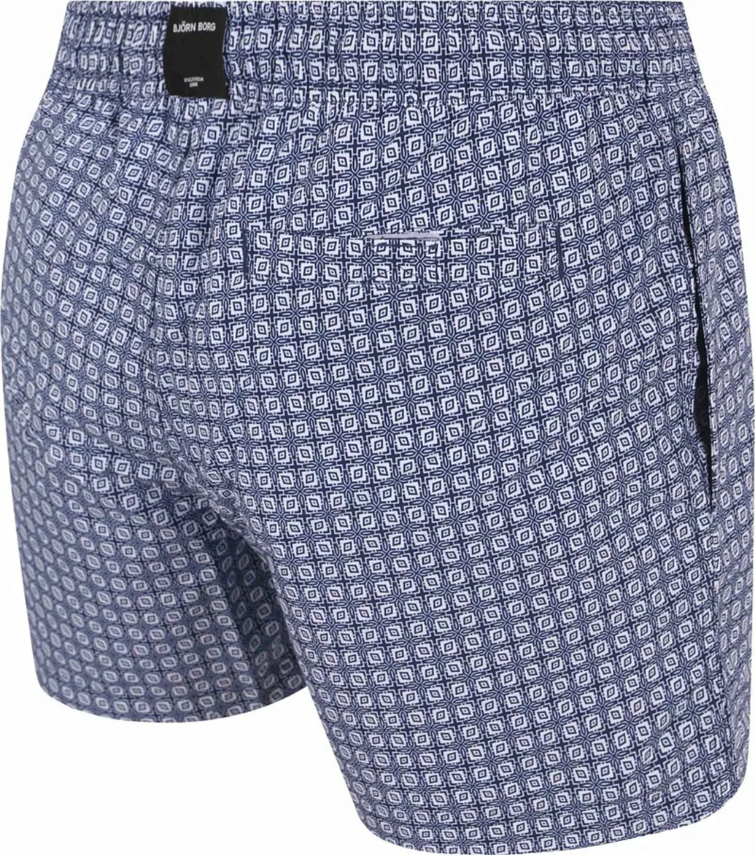 Bjorn Borg Badeshorts Druck Blau - Größe L günstig online kaufen