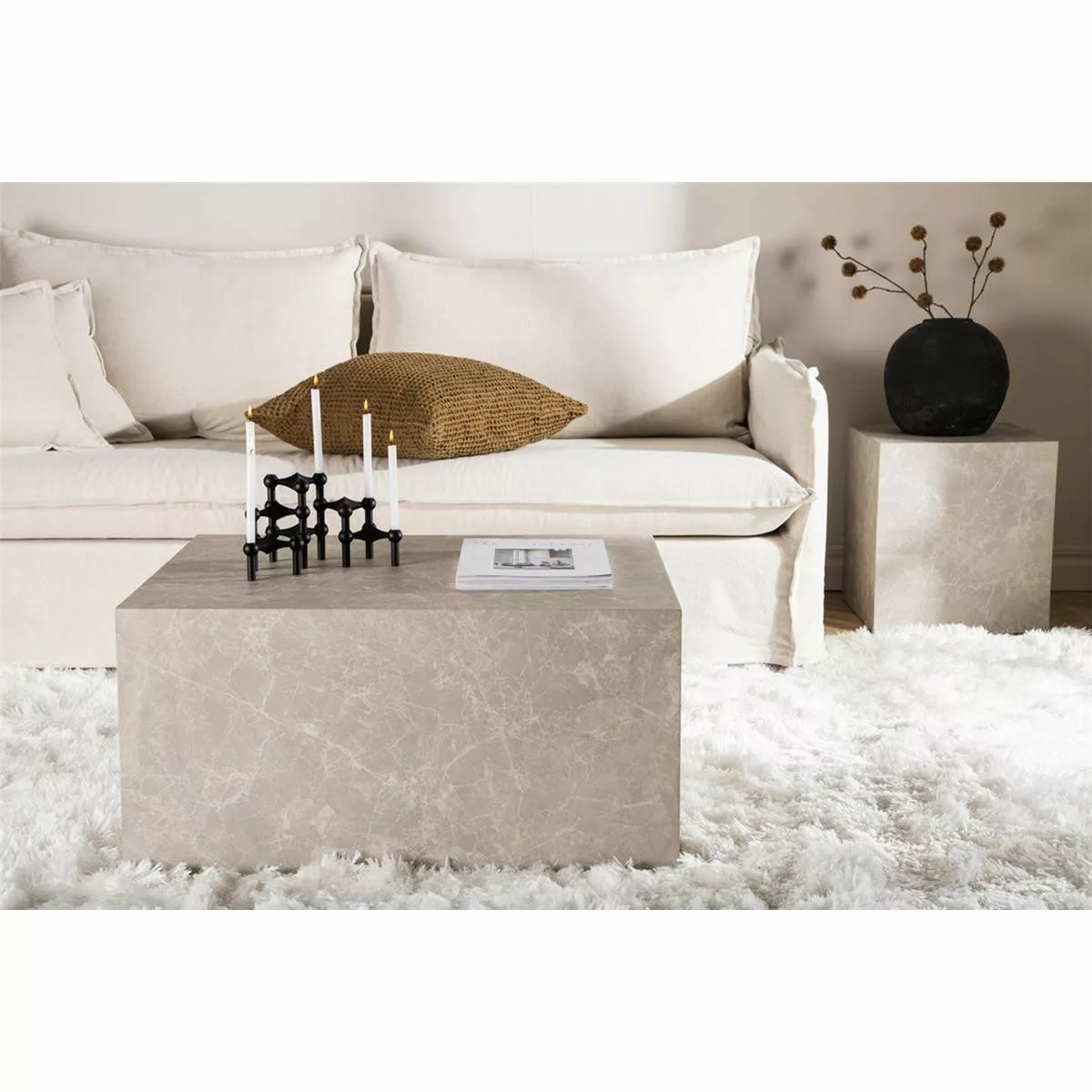 BOURGH Couchtisch VERONA Sofa Tisch 60x80x40cm günstig online kaufen