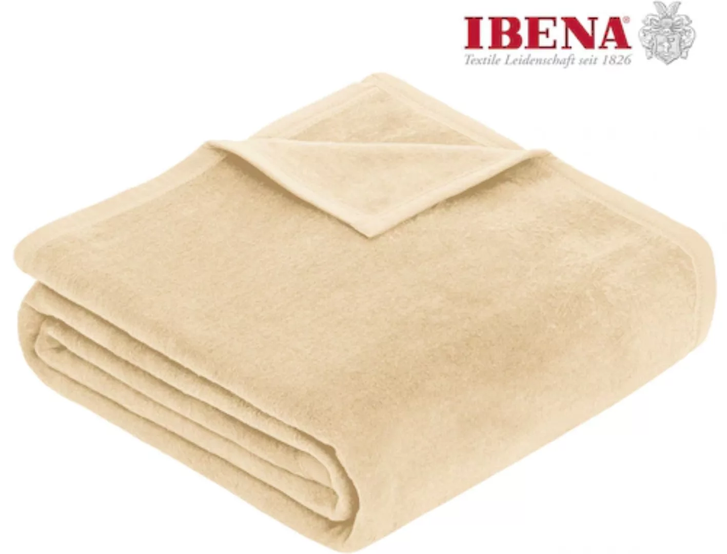 IBENA Wohndecke »Luxus«, verschiedene Größen, unifarbenes Design, Kuschelde günstig online kaufen