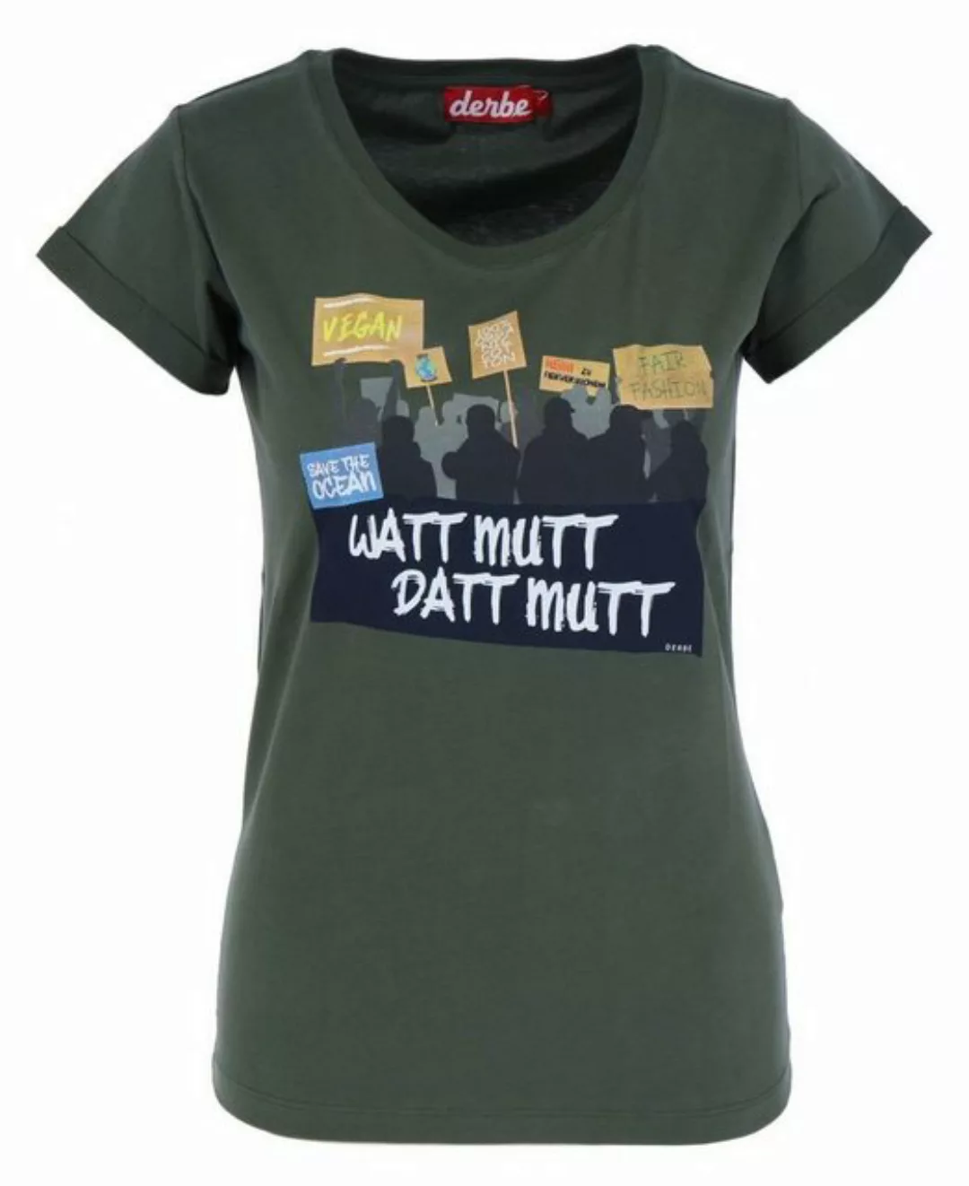 Derbe Print-Shirt Watt Mutt (1-tlg) günstig online kaufen