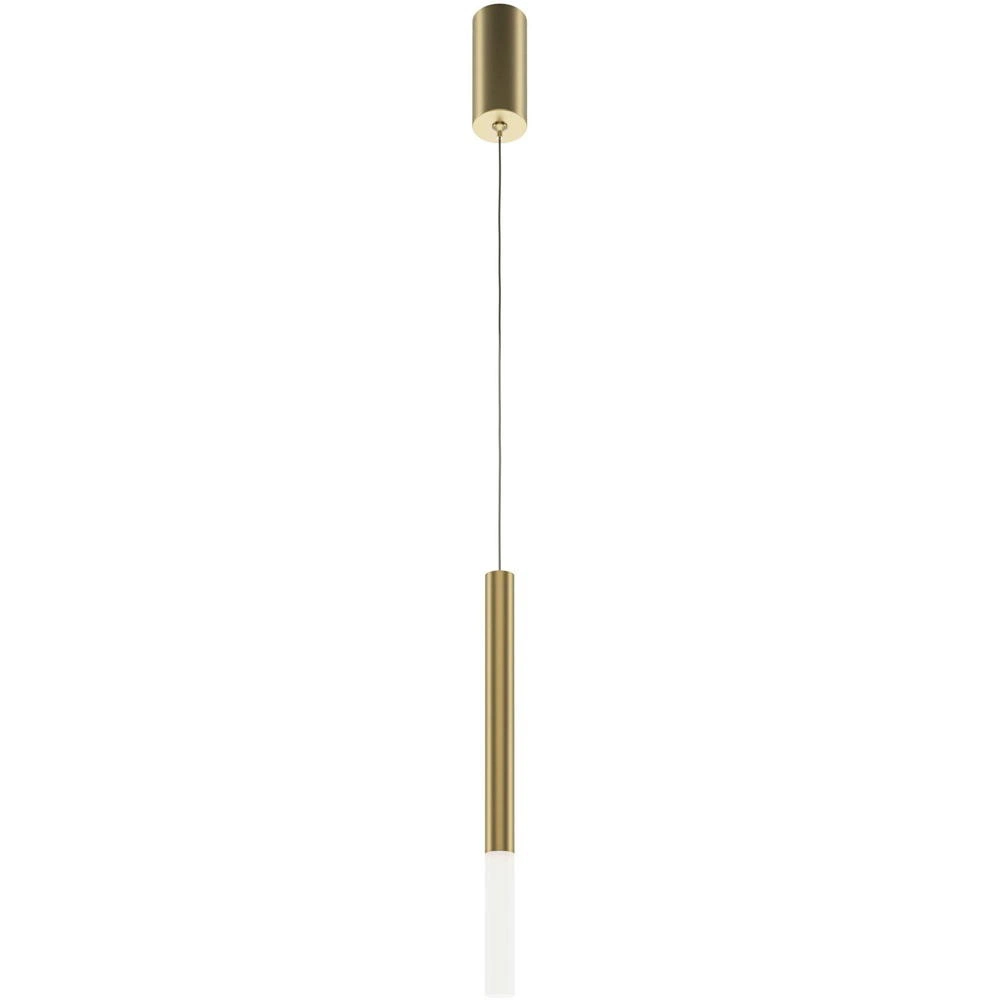 LED Pendelleuchte Pro Shade in Gold und Transparent-satiniert 6W 500lm günstig online kaufen