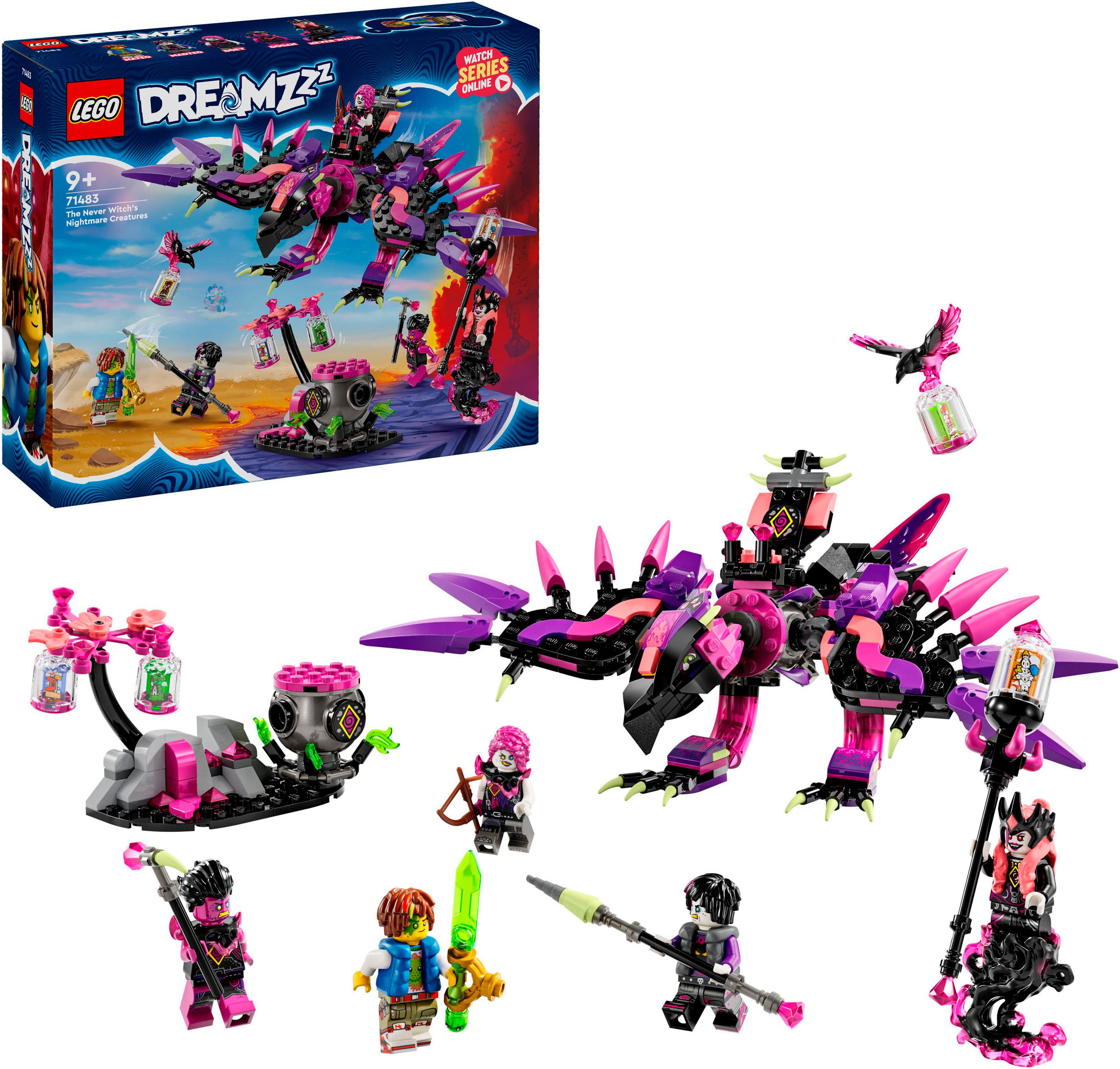 LEGO® Die Albtraumkreaturen der Nimmerhexe (71483), günstig online kaufen