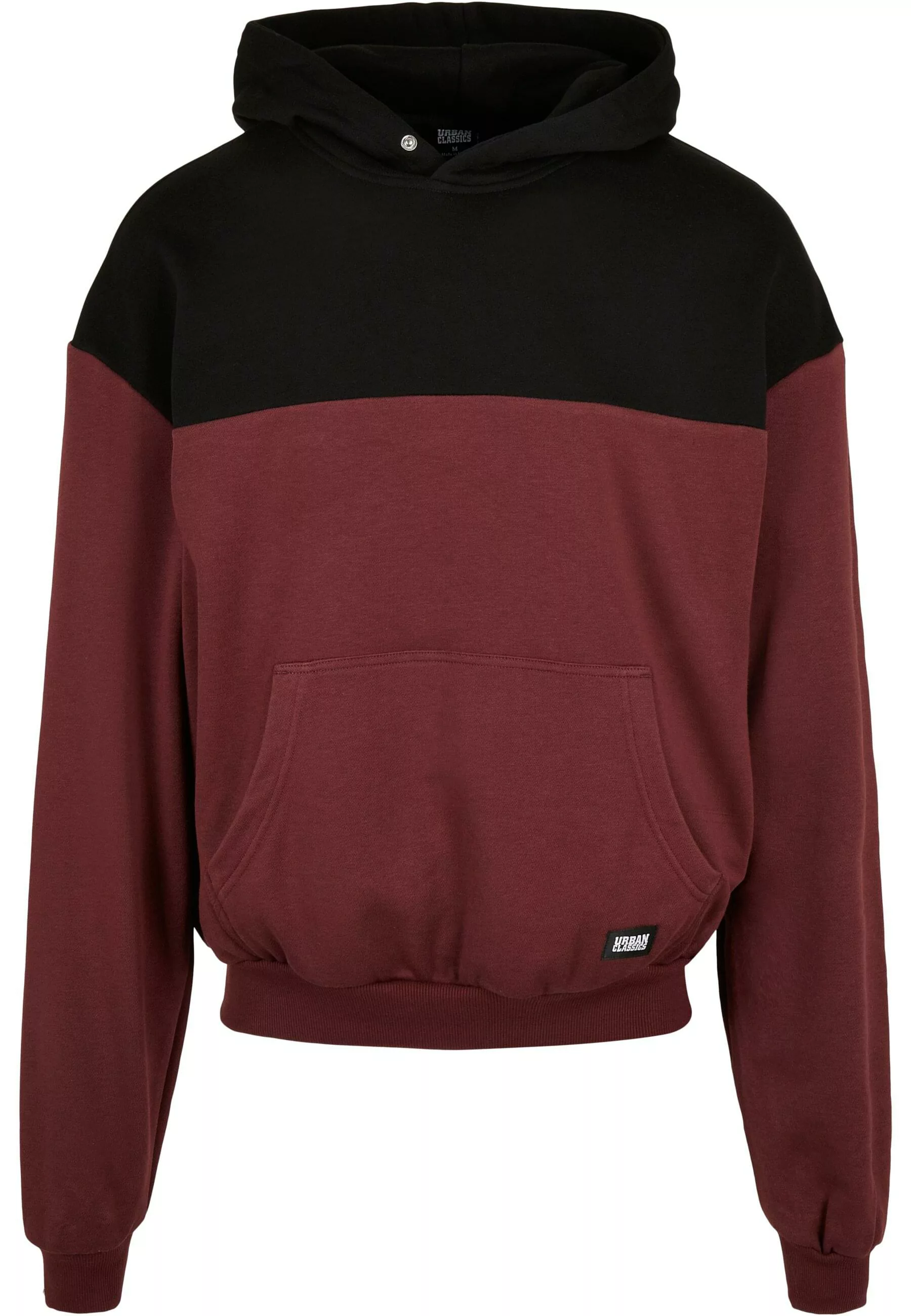 URBAN CLASSICS Sweatshirt "Urban Classics Herren Upper Block Hoody" günstig online kaufen