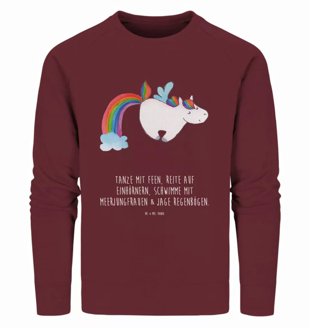 Mr. & Mrs. Panda Longpullover Größe L Einhorn Fliegendes Pferd - Burgundy - günstig online kaufen