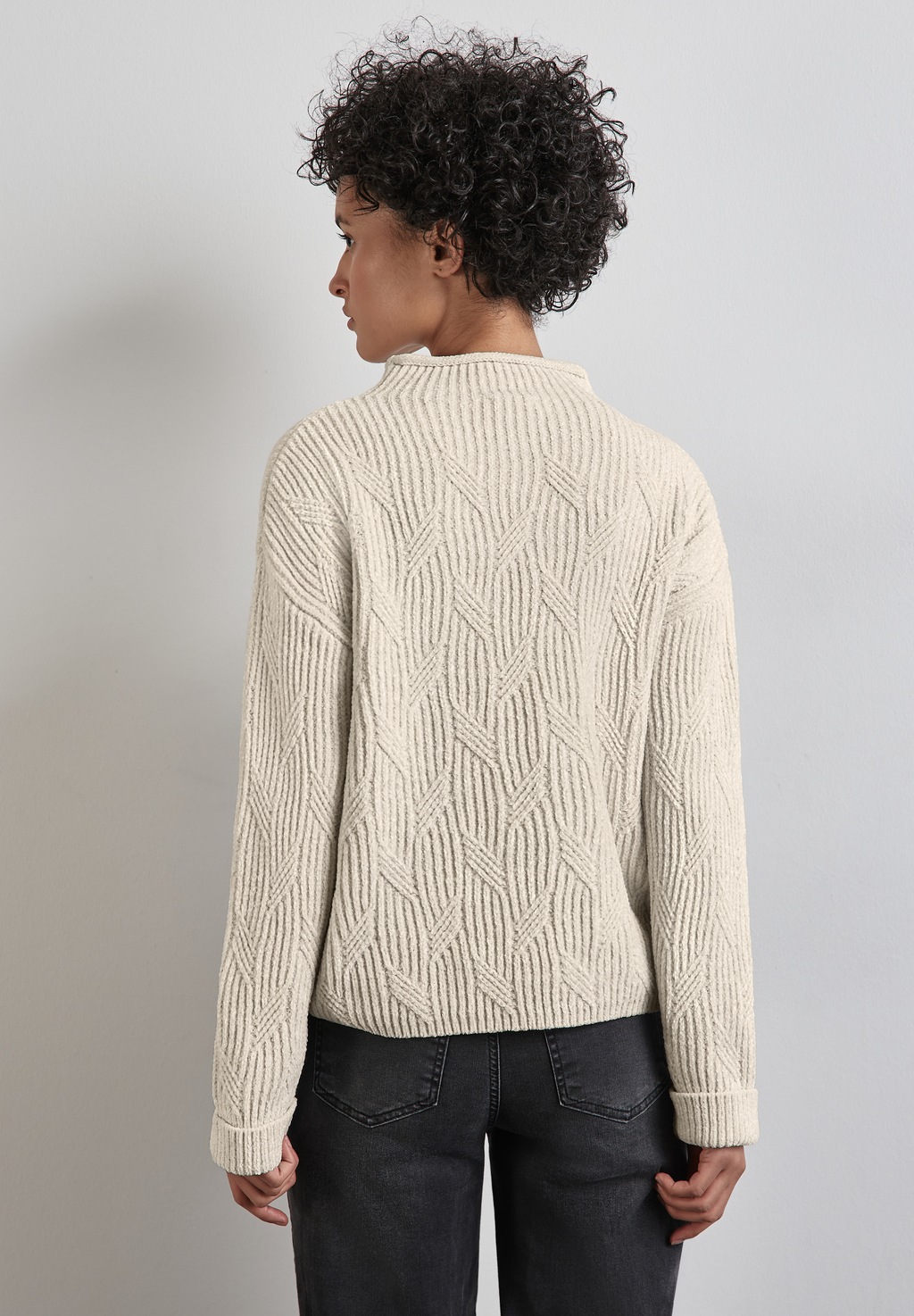 STREET ONE Strickpullover mit Struktur Muster günstig online kaufen