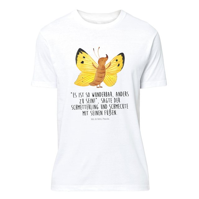 Mr. & Mrs. Panda T-Shirt Schmetterling Zitronenfalter - Weiß - Geschenk, Ti günstig online kaufen