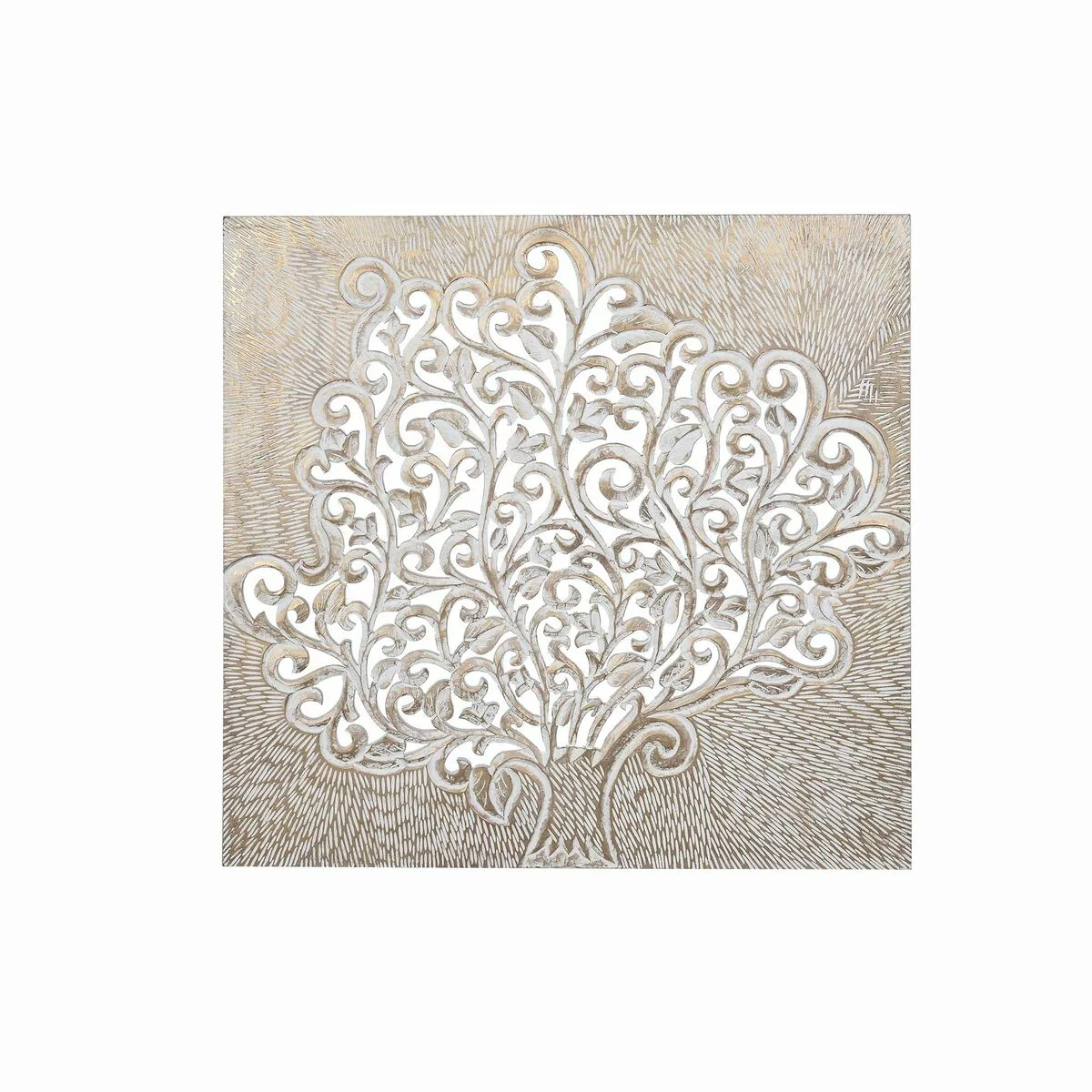 Wanddekoration Dkd Home Decor Baum Mdf (120 X 4 X 120 Cm) günstig online kaufen