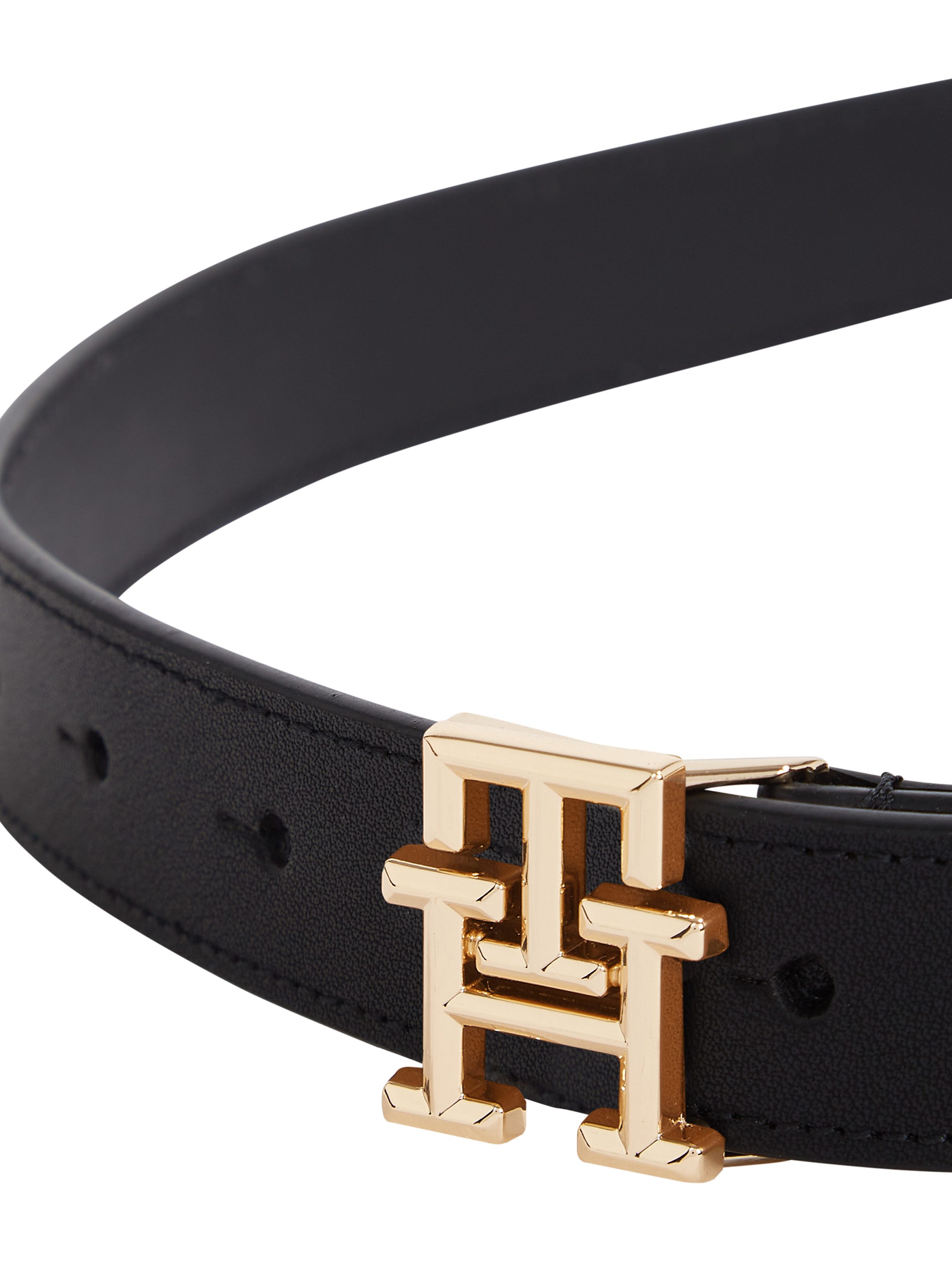 Tommy Hilfiger Ledergürtel TH LOGO 2.5 günstig online kaufen