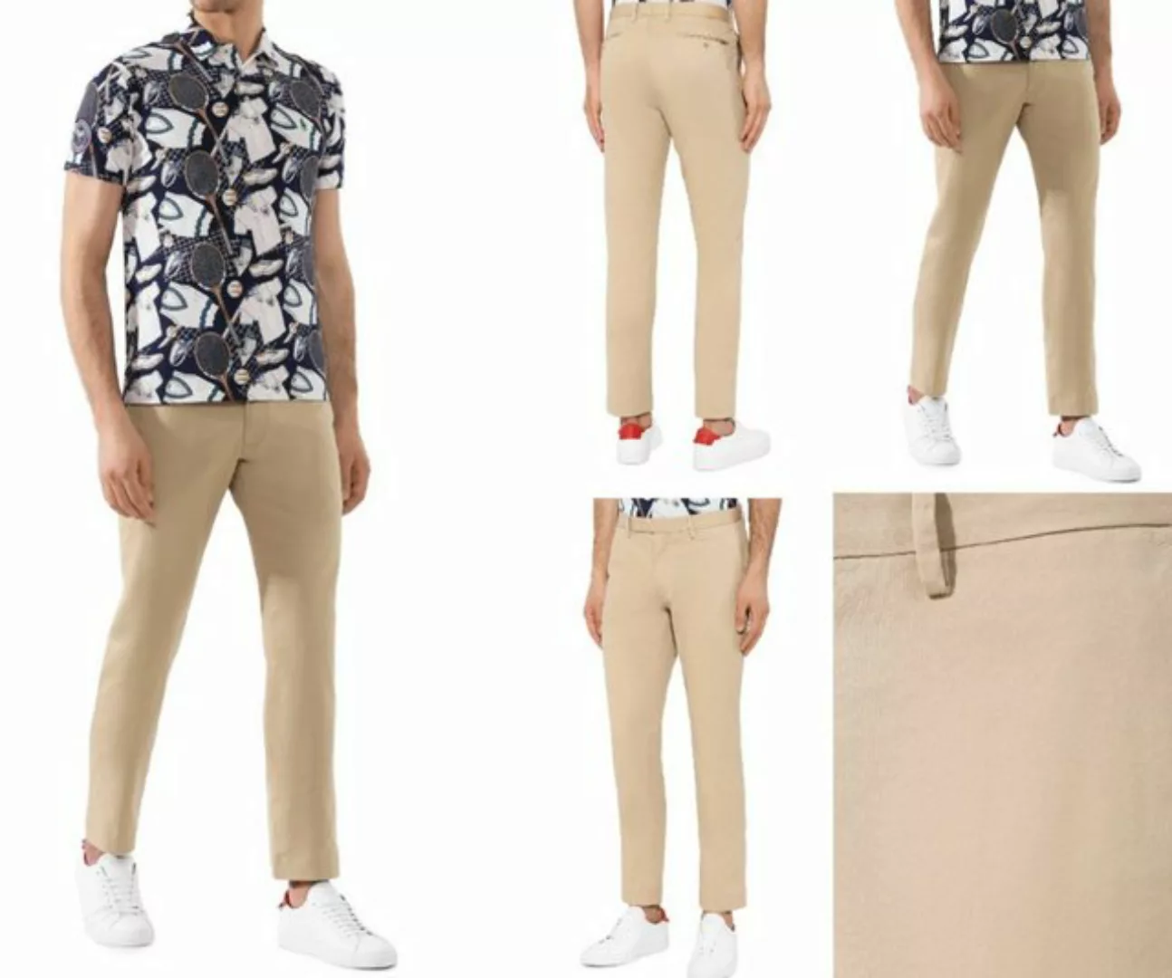 Ralph Lauren Loungehose POLO RALPH LAUREN Chinos Pants Stretch Slim fit Smo günstig online kaufen
