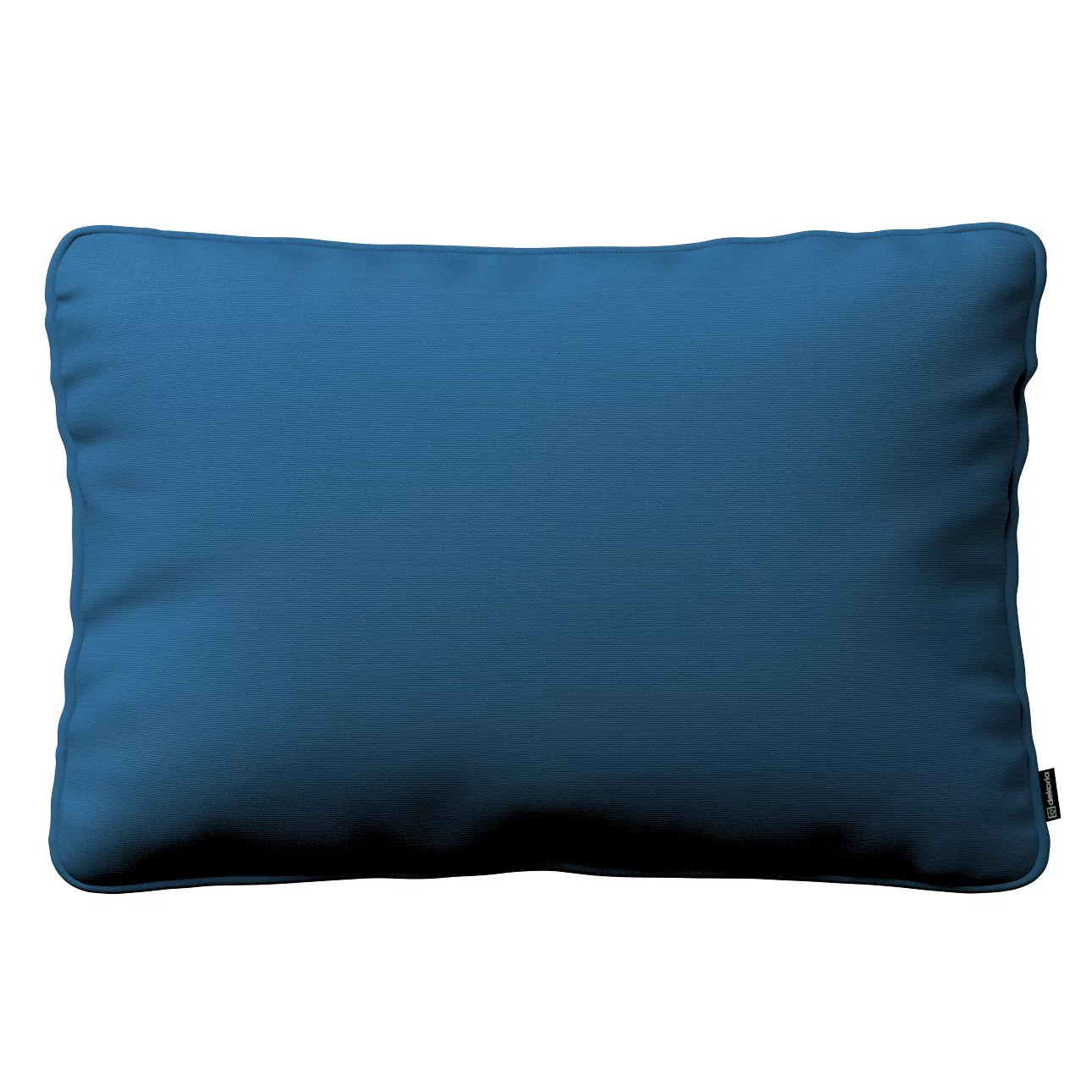 Kissenhülle Gabi mit Paspel 60x40cm, marinenblau , 60 x 40 cm, Cotton Panam günstig online kaufen