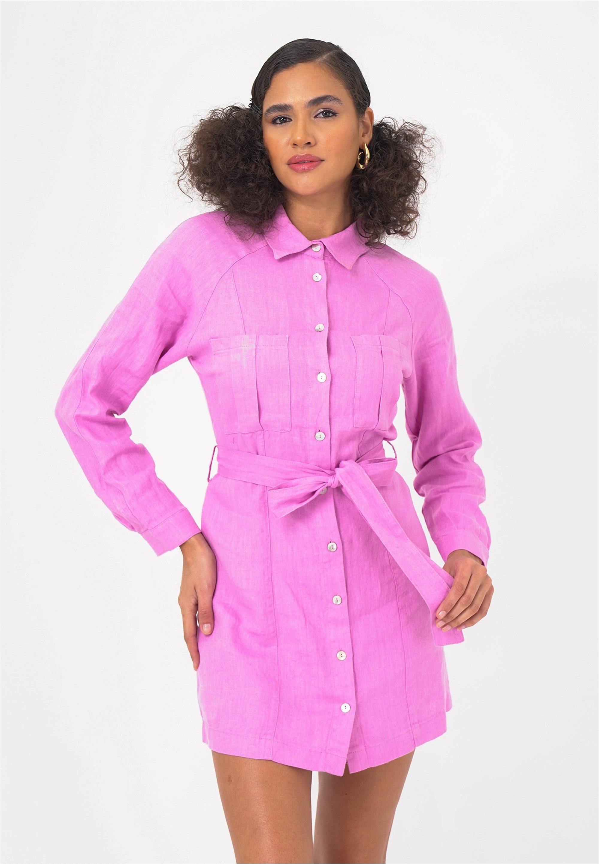 freshlions Jerseykleid "Belinda", (1 tlg.), mit praktischem Bindeband günstig online kaufen