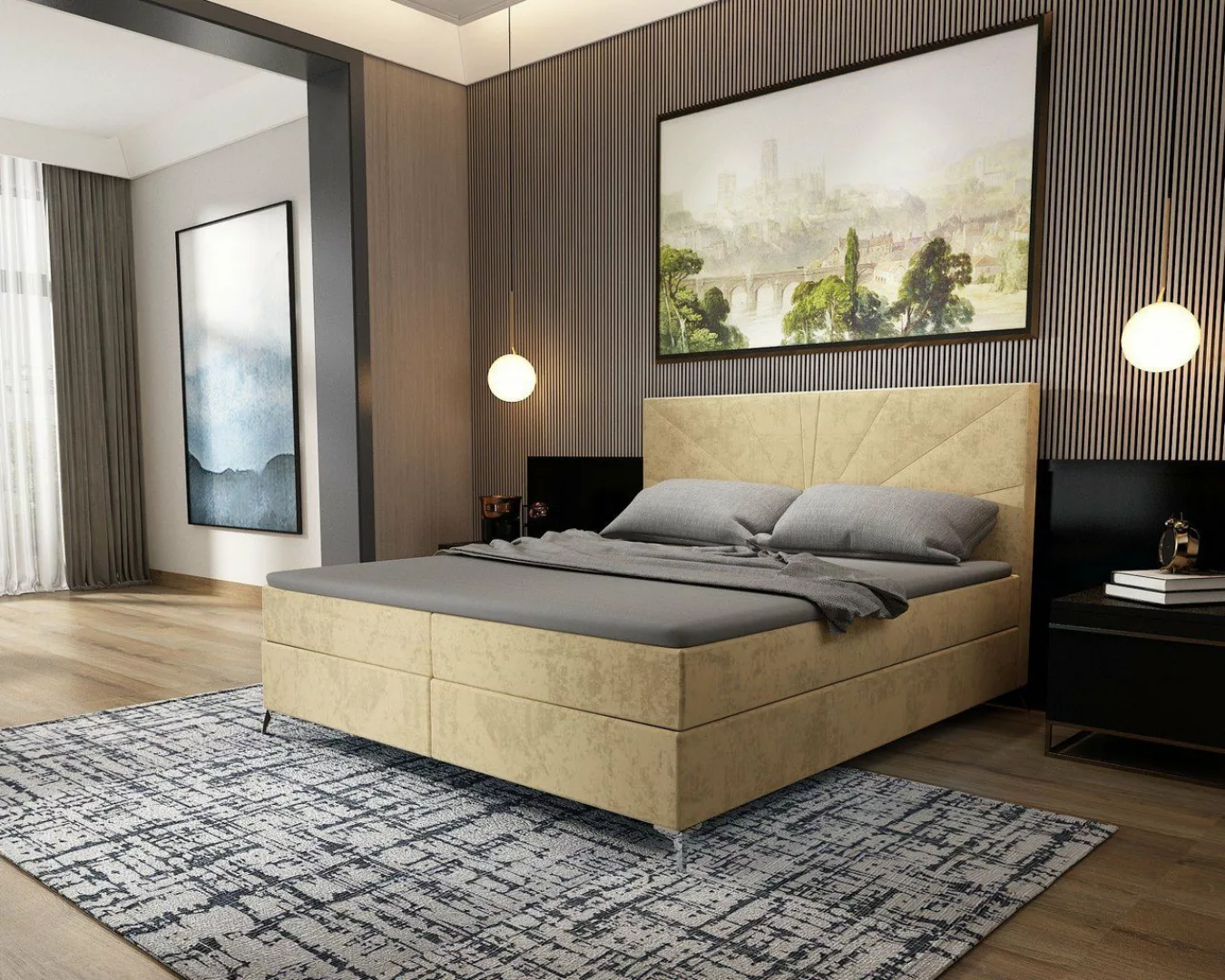 Sofa Dreams Boxspringbett Jarama (Designerbett - Bett, inklusive Topper und günstig online kaufen