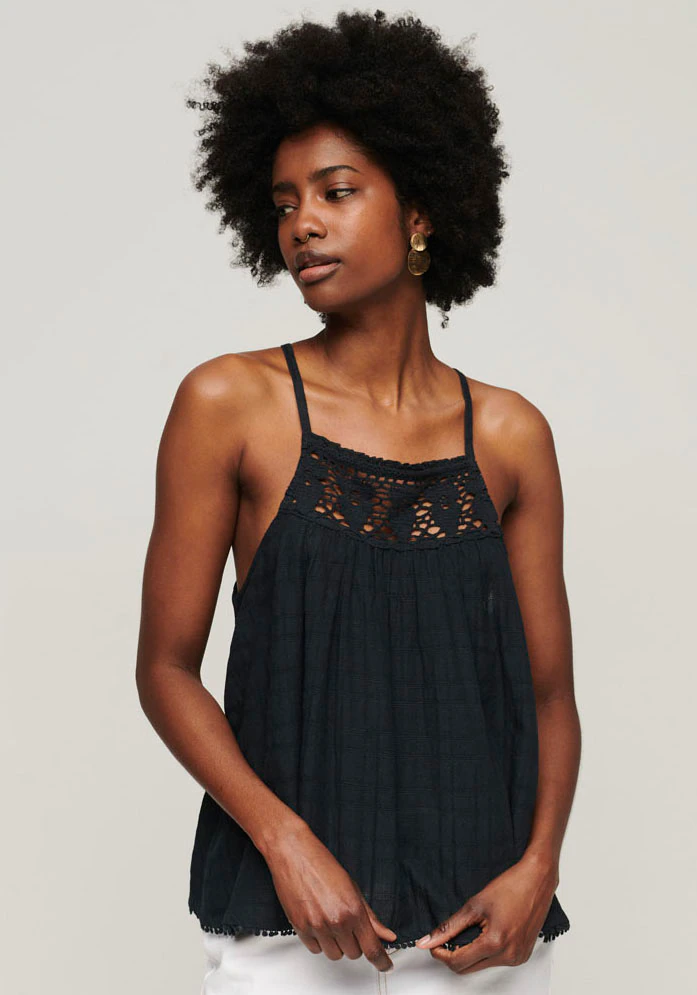 Superdry Spaghettitop "VINTAGE HALTER CAMI TOP" günstig online kaufen