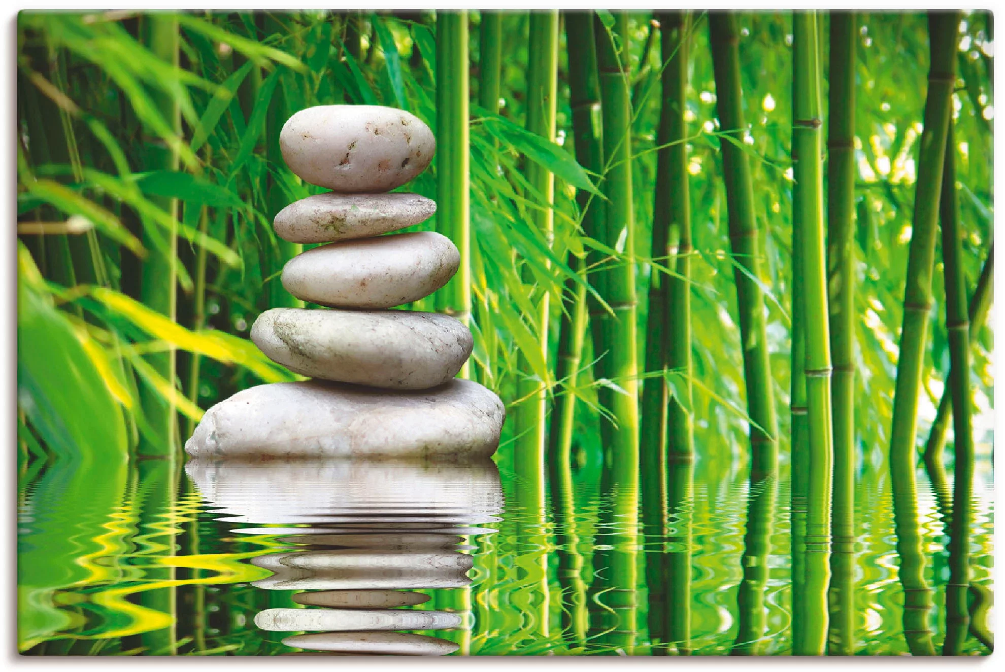 Artland Leinwandbild "Balance", Zen, (1 St.), auf Keilrahmen gespannt günstig online kaufen