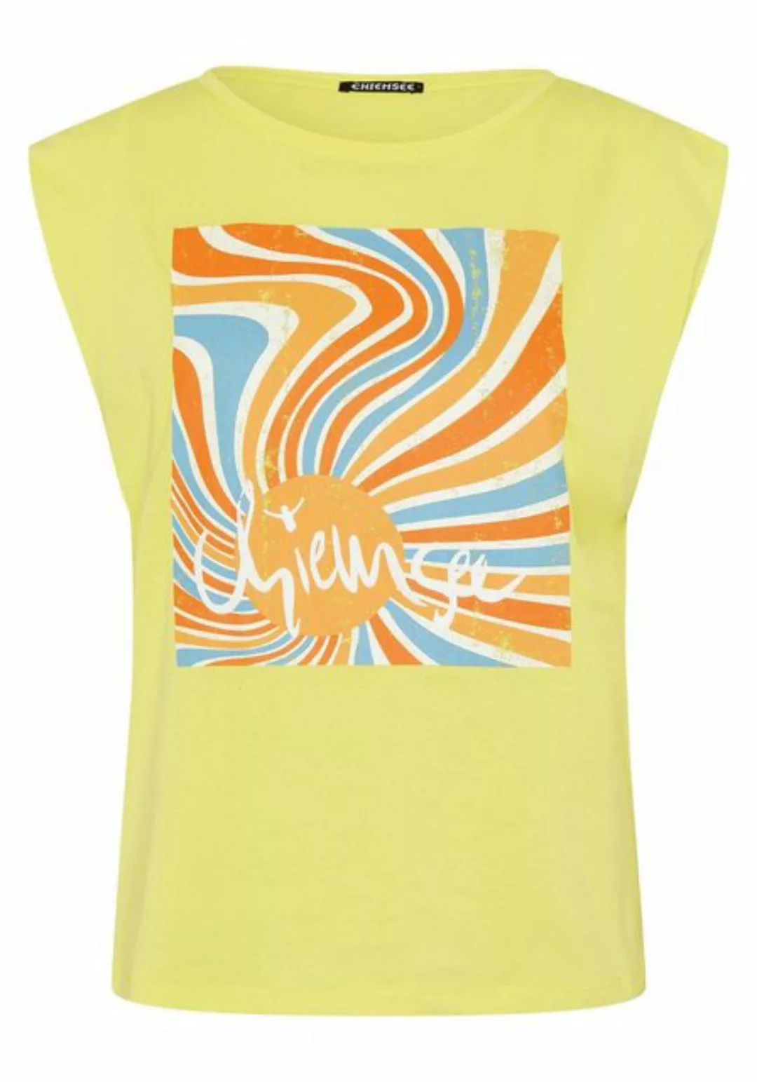 Chiemsee Spaghettitop Tanktop mit Sonnen-Logo-Motiv 1 günstig online kaufen