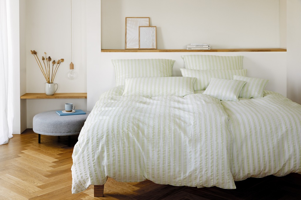 Elegante Bettwäsche, Seersucker, 2 teilig günstig online kaufen