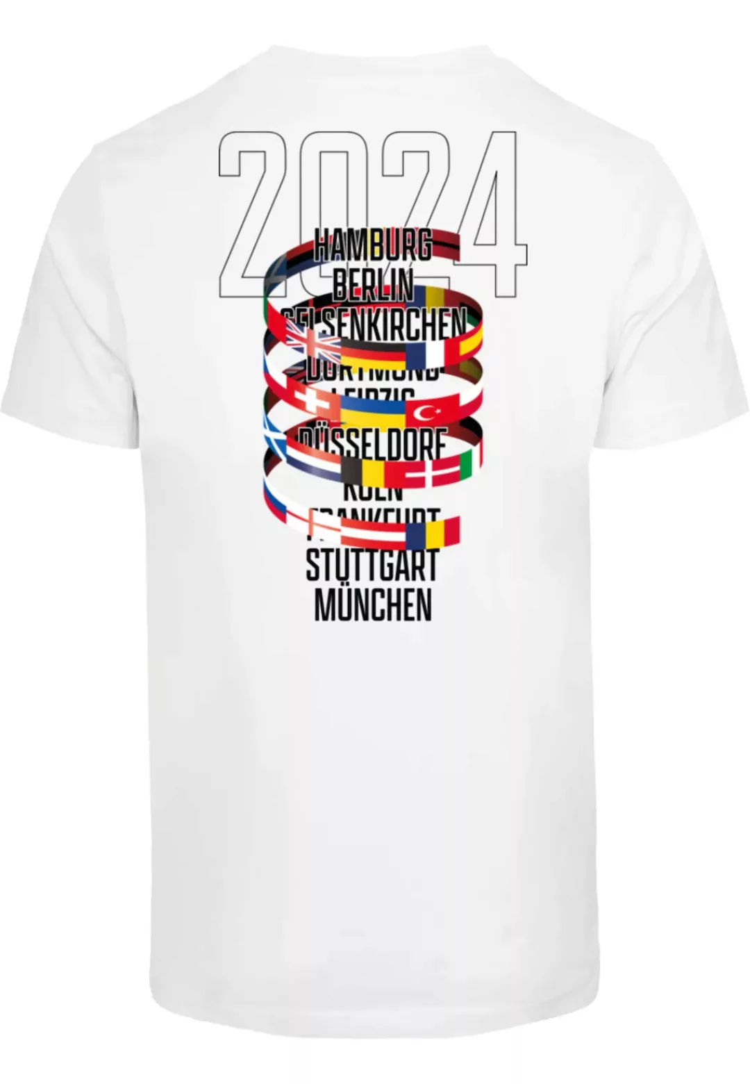 MisterTee T-Shirt "MisterTee Flag Spiral Tee" günstig online kaufen