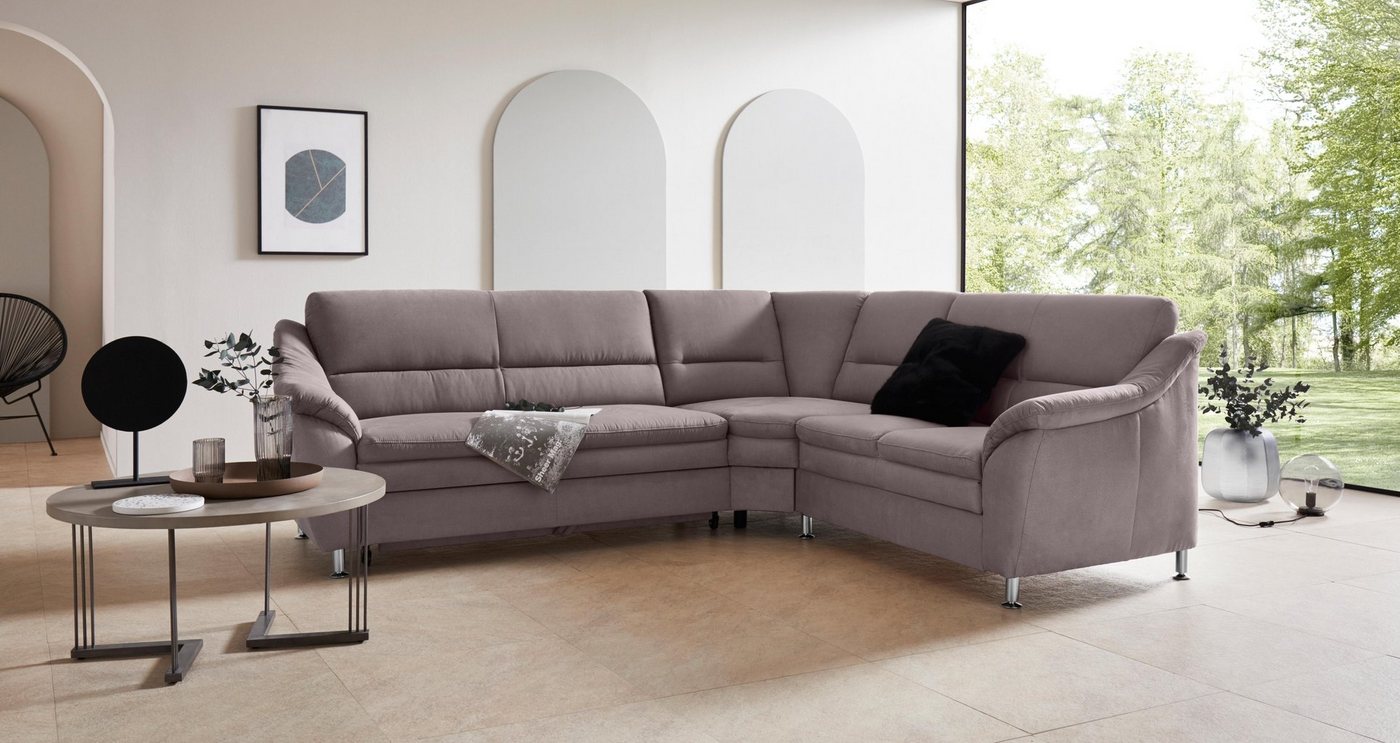 Places of Style Ecksofa Cardoso L-Form, mit Trapezecke für mehr Sitzkomfort günstig online kaufen