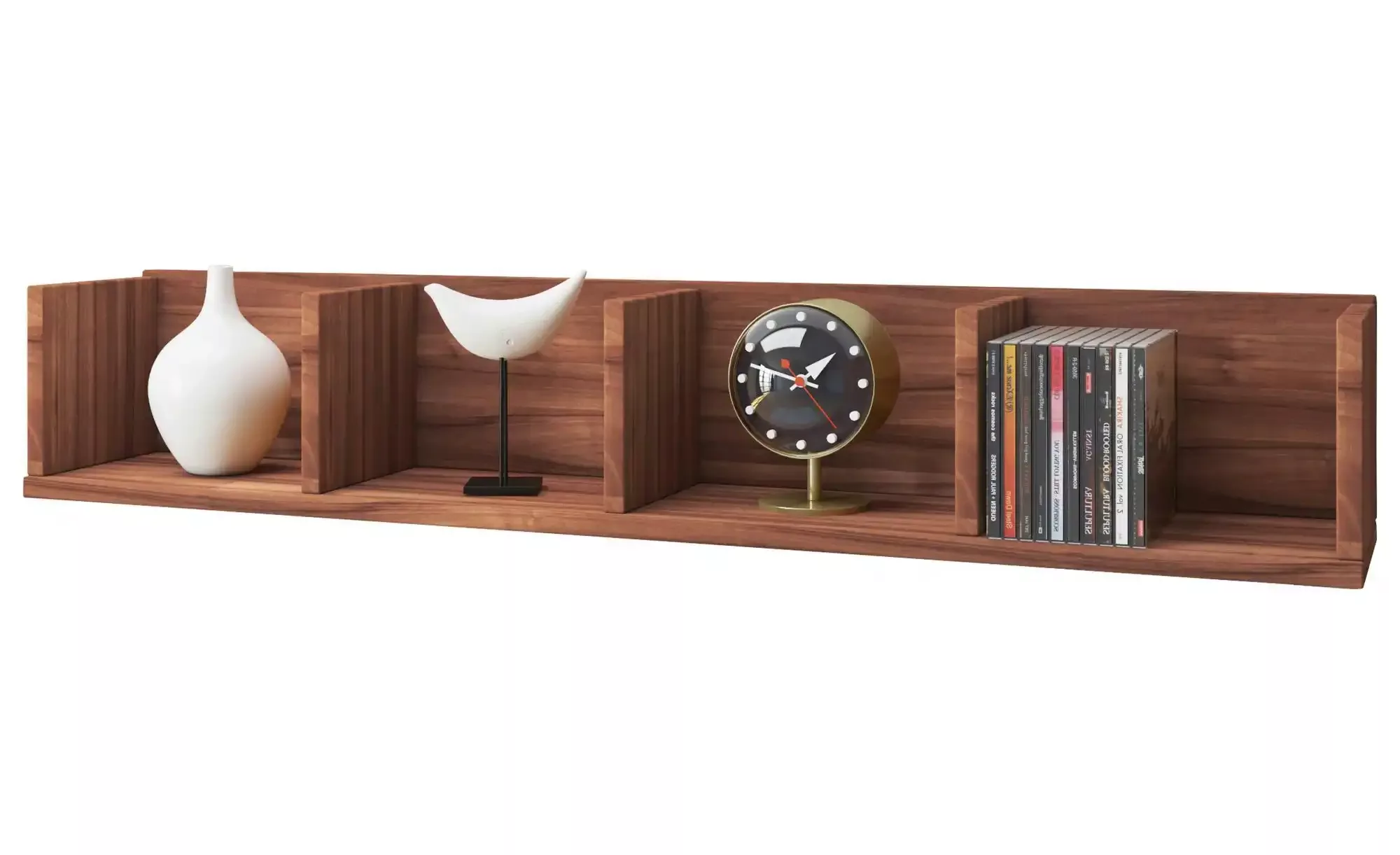 VCM Holz Wandregal Hängeregal Wandboard Regal Honsa dunkelbraun günstig online kaufen