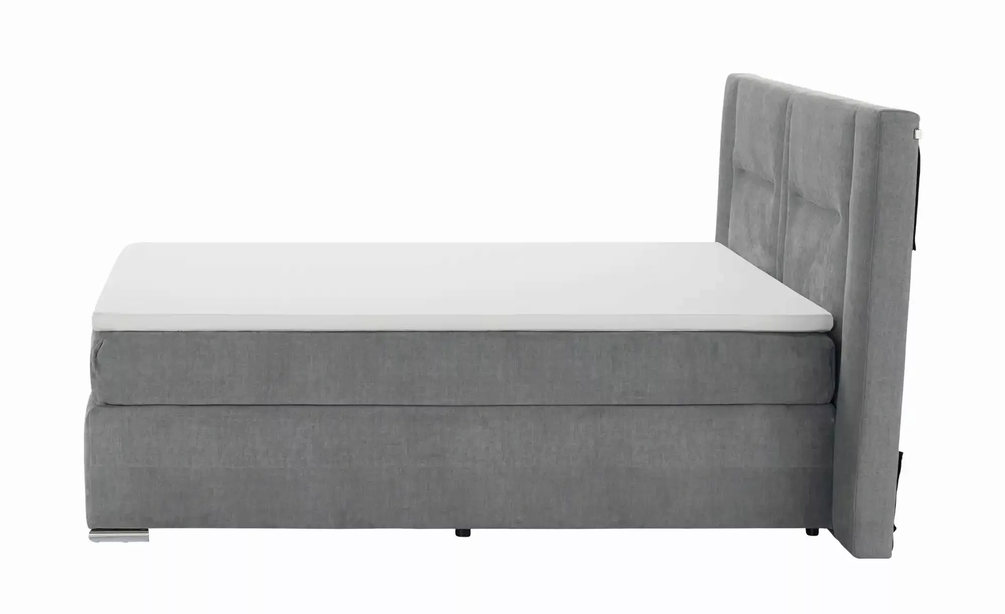 uno Boxspringbett  Aston ¦ grau ¦ Maße (cm): B: 233 H: 120 Betten > Boxspri günstig online kaufen