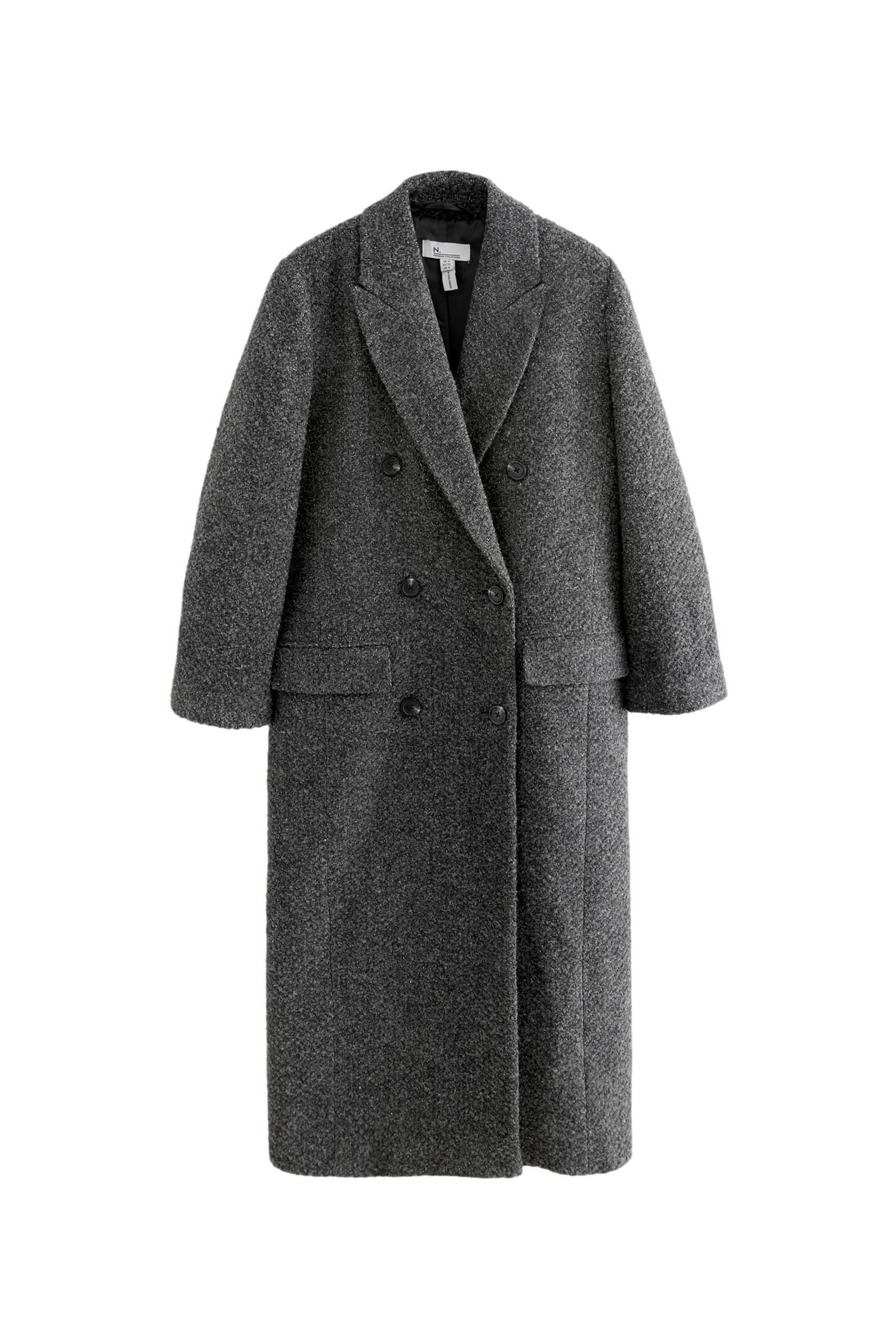 Next Langmantel Premium Crombiemantel mit Struktur günstig online kaufen