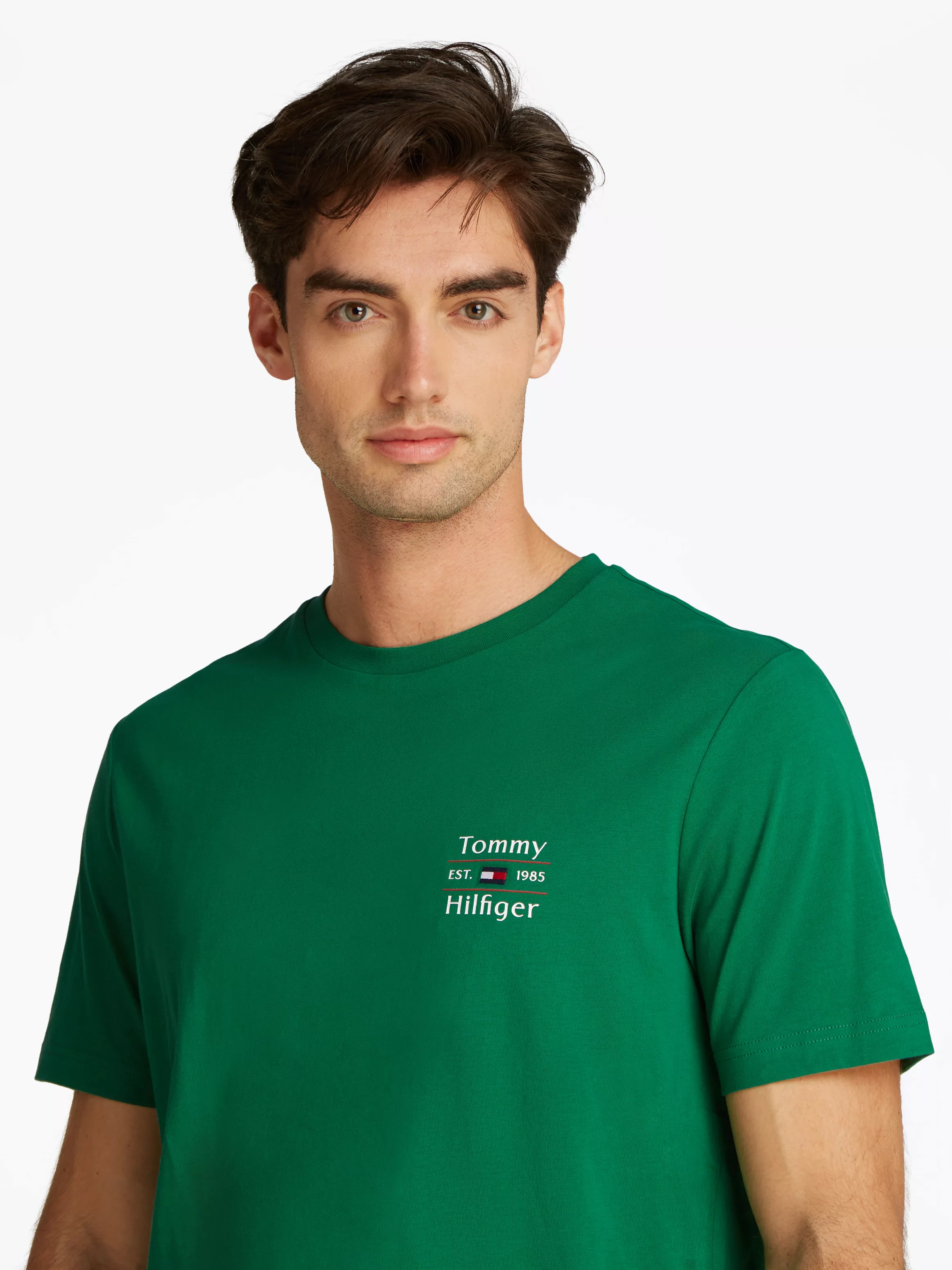 Tommy Hilfiger Rundhalsshirt "HILFIGER STACK TEE" günstig online kaufen