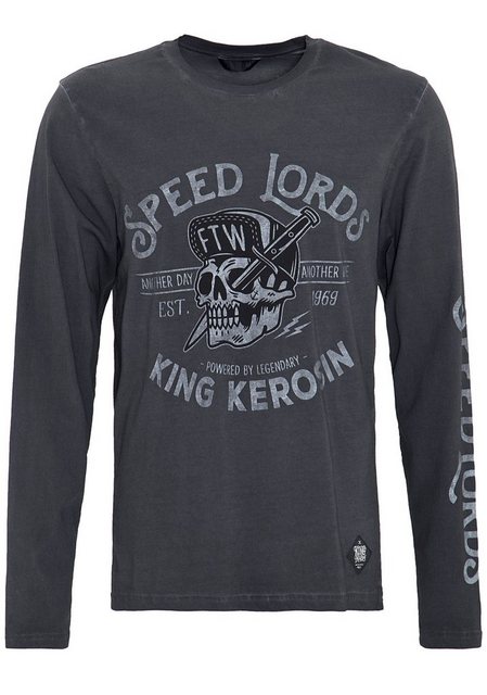 KingKerosin Langarmshirt Speed Lords (1-tlg) mit Front- und Ärmeldruck günstig online kaufen