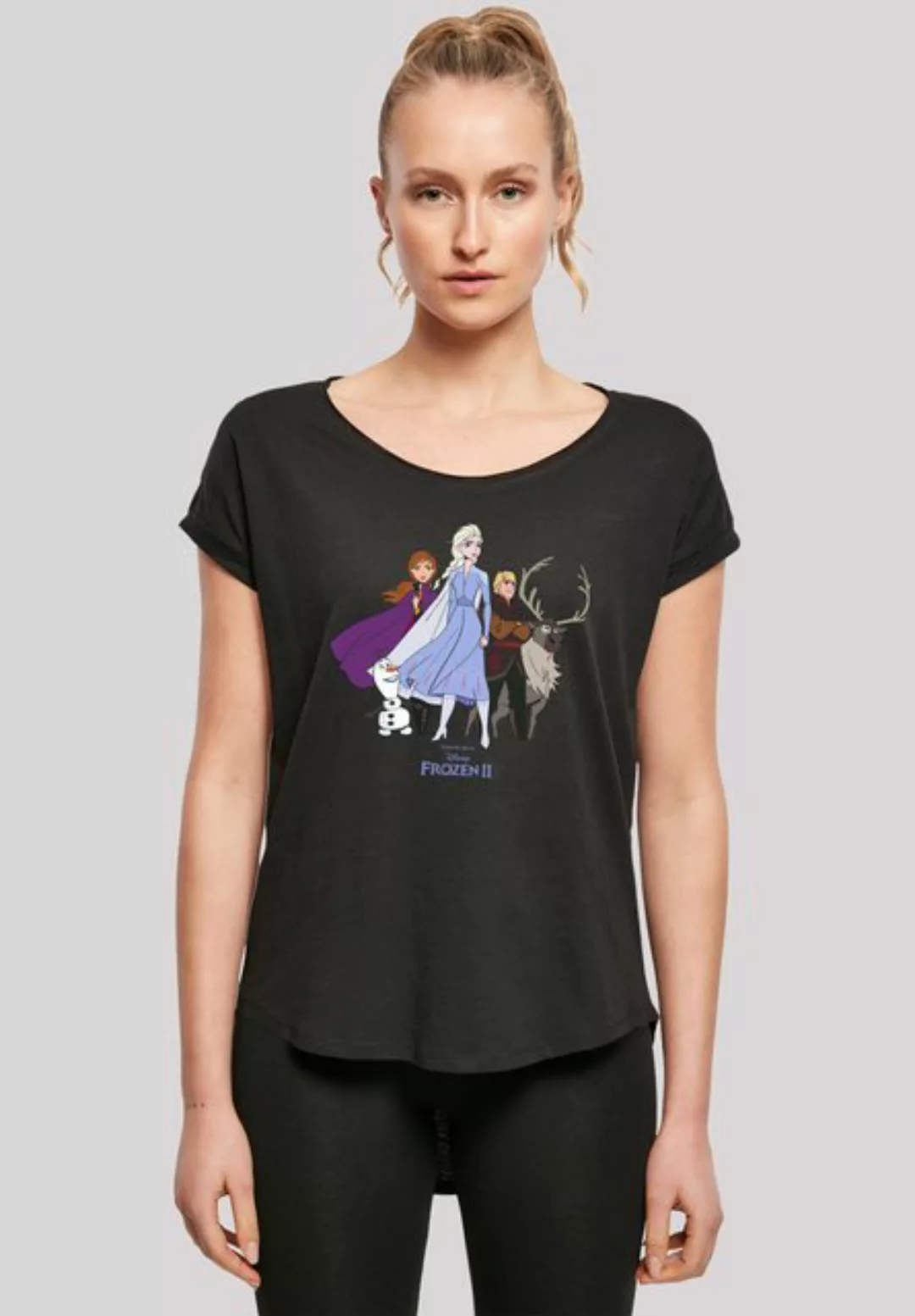 F4NT4STIC T-Shirt Long Cut T-Shirt Disney Frozen 2 Gruppe Damen,Premium Mer günstig online kaufen