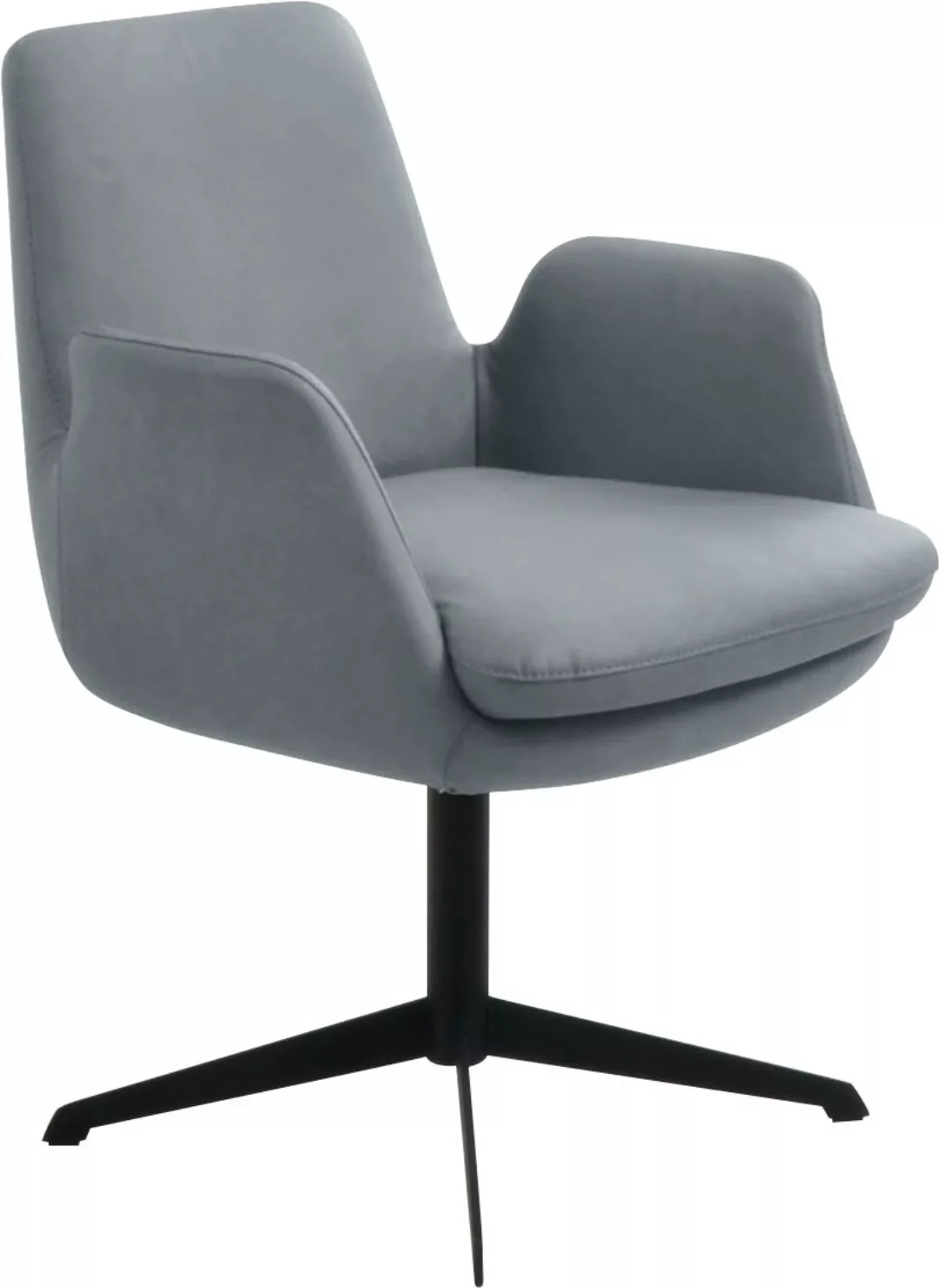 K+W Komfort & Wohnen Drehstuhl "Cube", Leder CLOUD, Rückholfunktion, Unterg günstig online kaufen