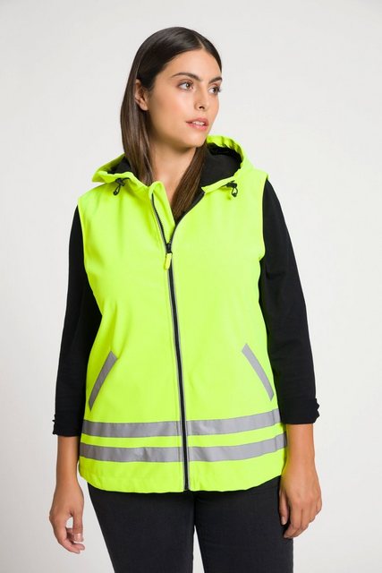 Ulla Popken Softshelljacke Softshellweste Reflektoren Kapuze günstig online kaufen