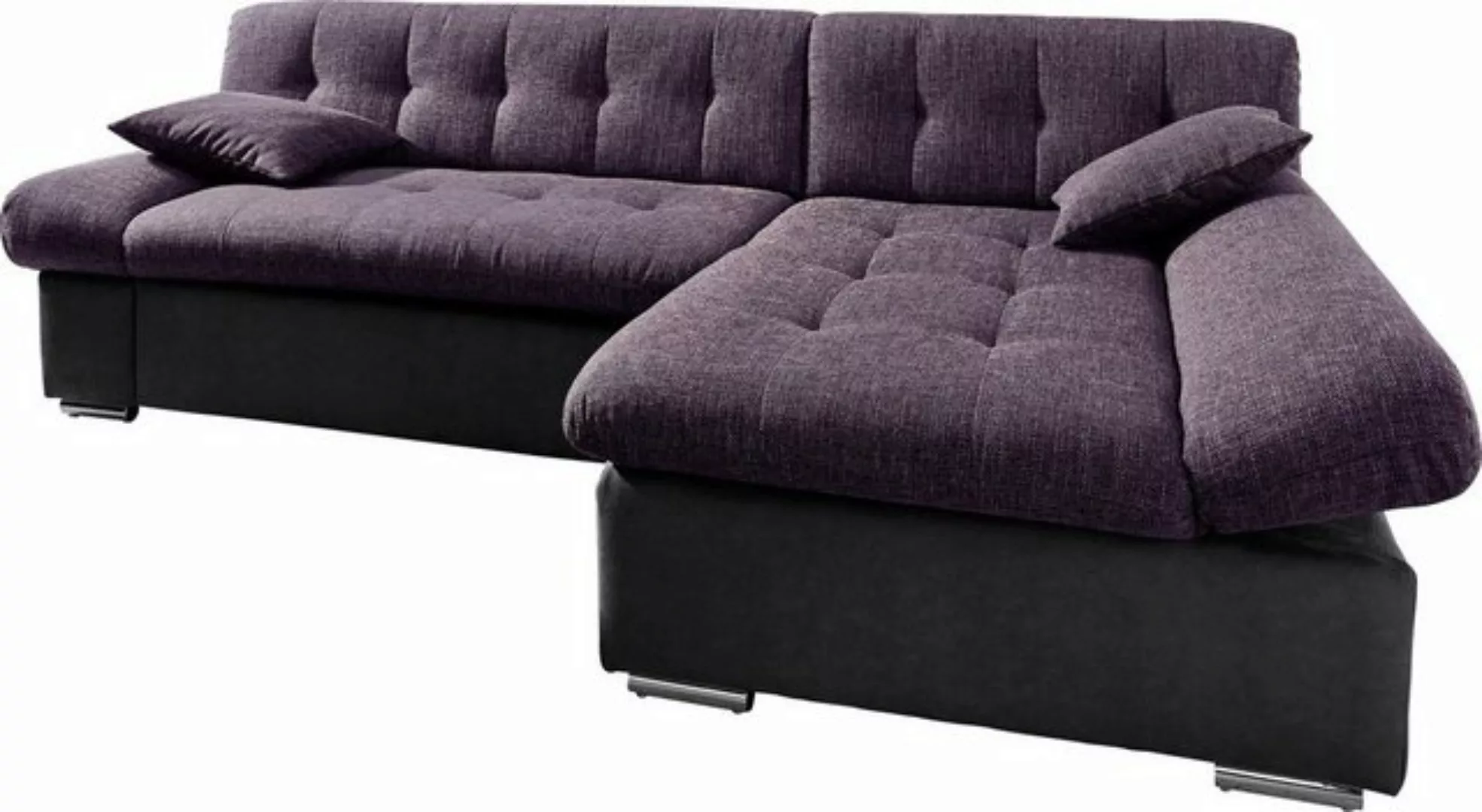 TRENDMANUFAKTUR Ecksofa "Reggae, modern und bequem, aktueller Materialmix, günstig online kaufen