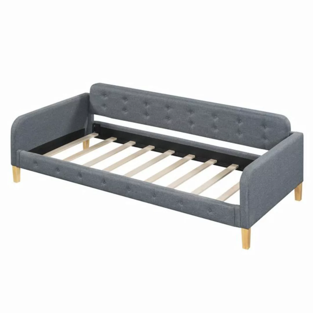 KoDise Schlafsofa 90×200cm Schlafsofa Einzelbett, Knopfnagelverzierung, Lei günstig online kaufen